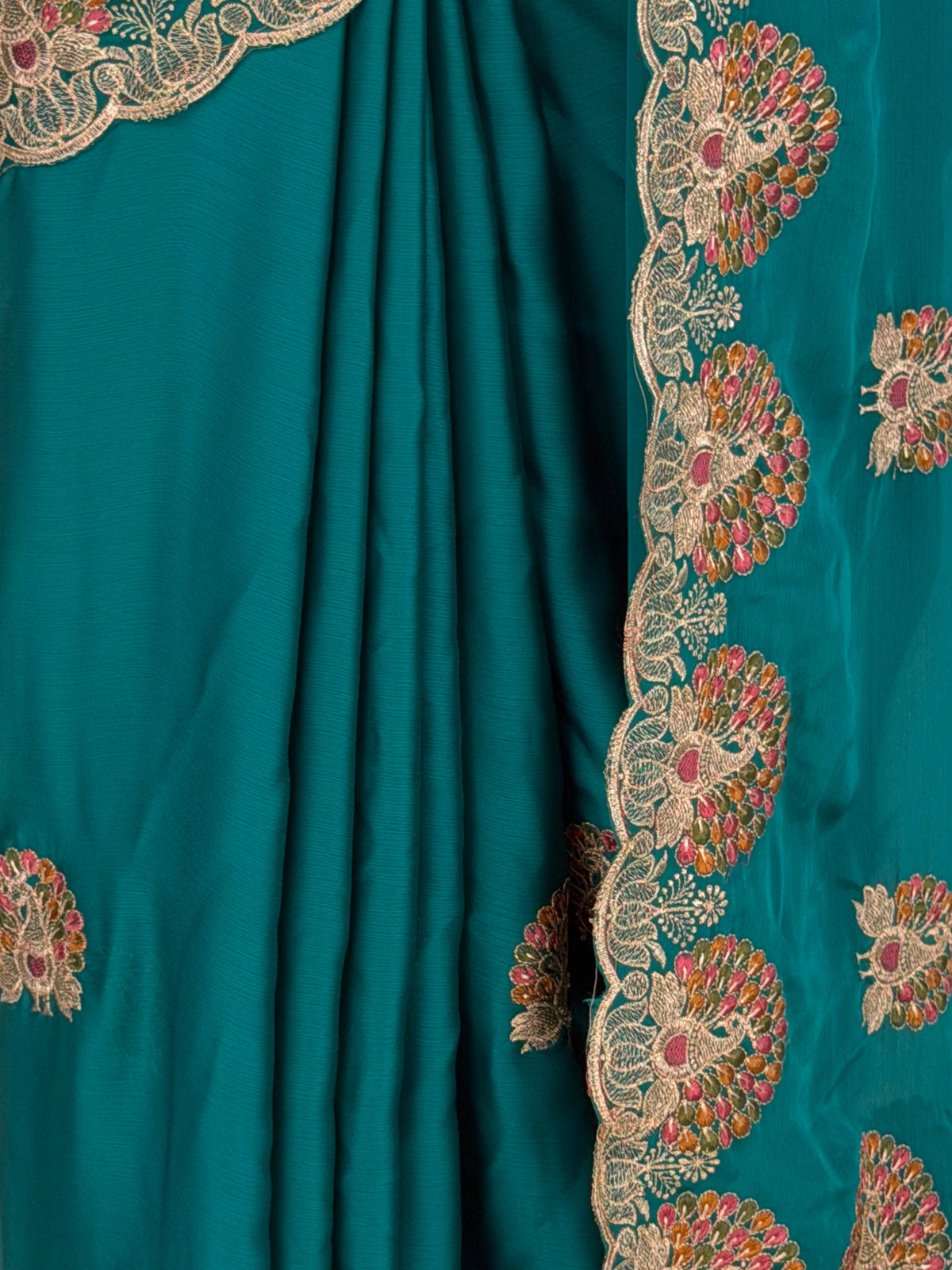MIMOSA Sapphire Banarasi Saree — fleets shot full lifestyle