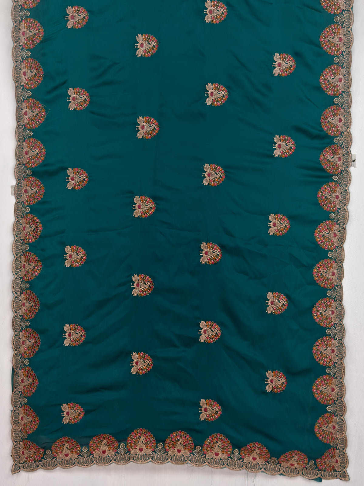MIMOSA Sapphire Banarasi Saree — pallu and zari work detail
