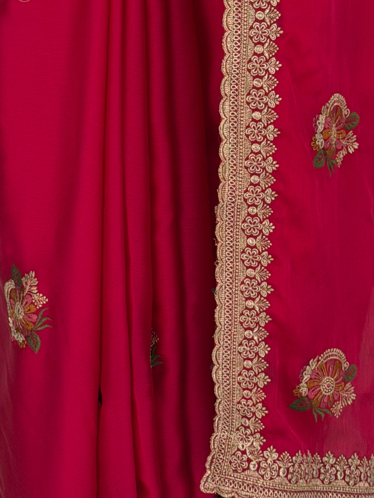 MIMOSA Rani Banarasi Saree — fleets shot full lifestyle