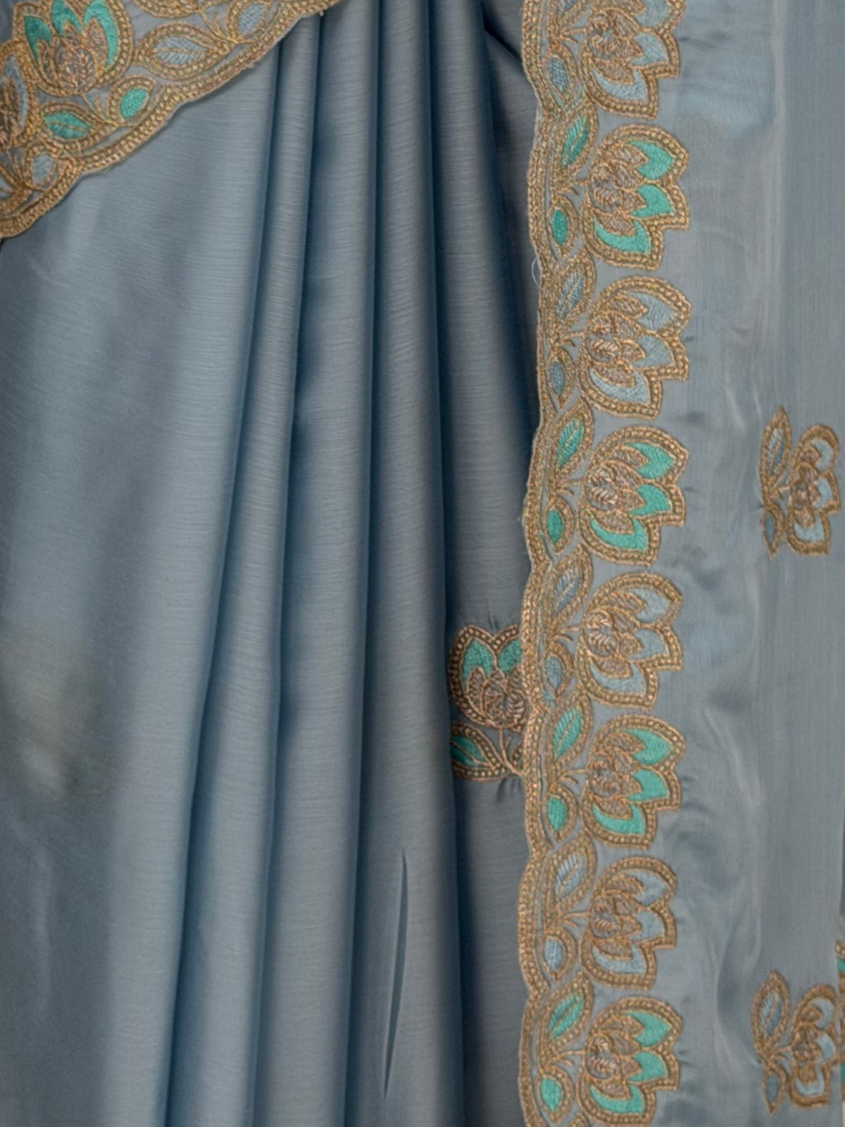MIMOSA Ananda Banarasi Chiffon Saree — fleets shot full lifestyle