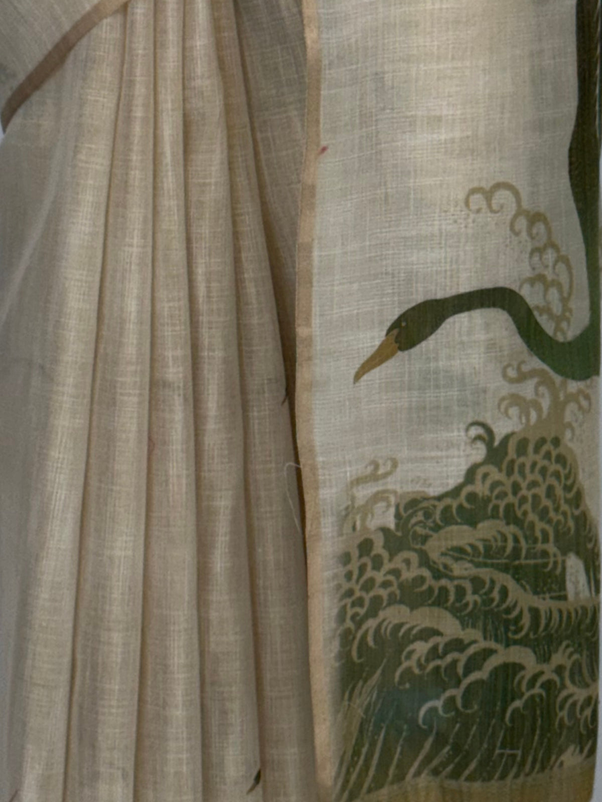 MIMOSA Green Banarasi Saree — fleets shot full lifestyle