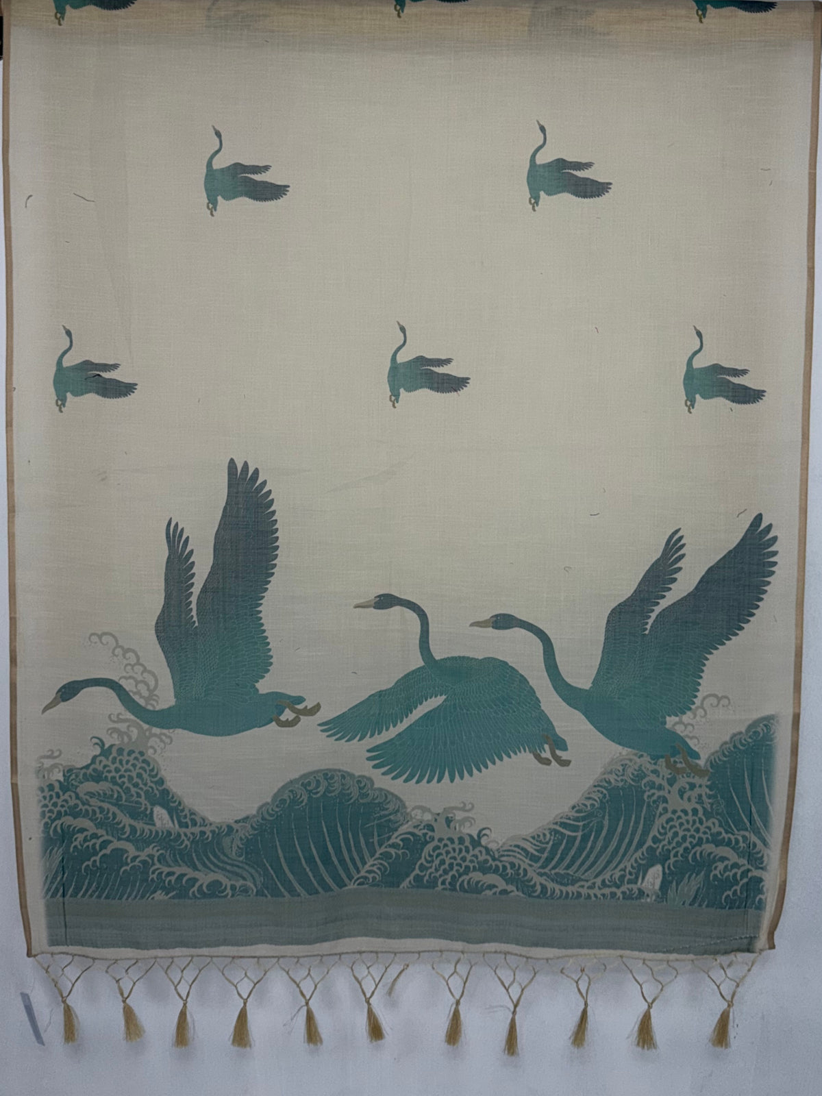 MIMOSA Rama Banarasi Saree — pallu and zari work detail