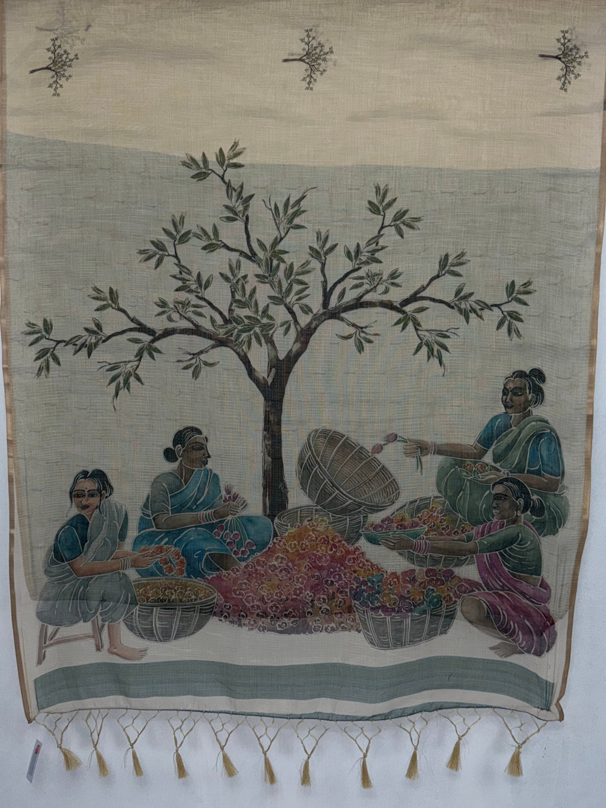 MIMOSA Sapphire Banarasi Saree — pallu and zari work detail