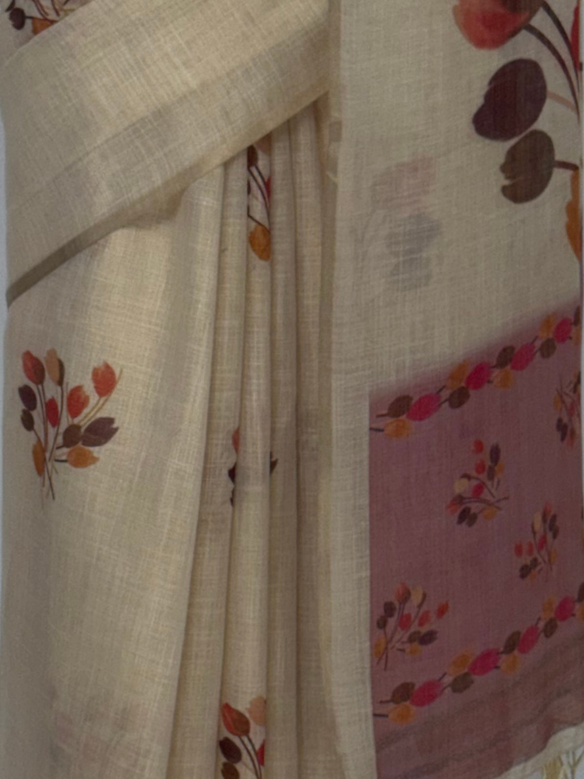 MIMOSA Pink Banarasi Saree — fleets shot full lifestyle