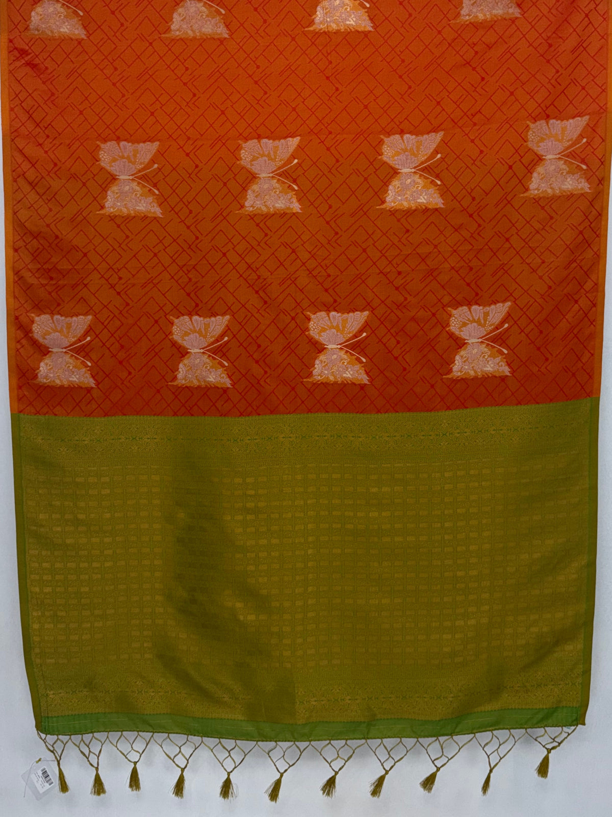 MIMOSA Gold Kanjivaram Saree — pallu and zari work detail