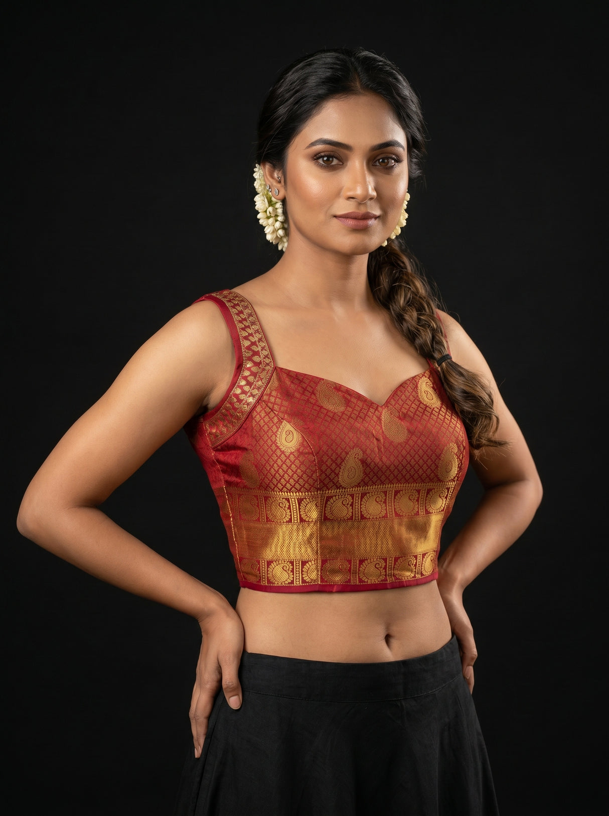 MIMOSA Saree Saree — blouse close-up