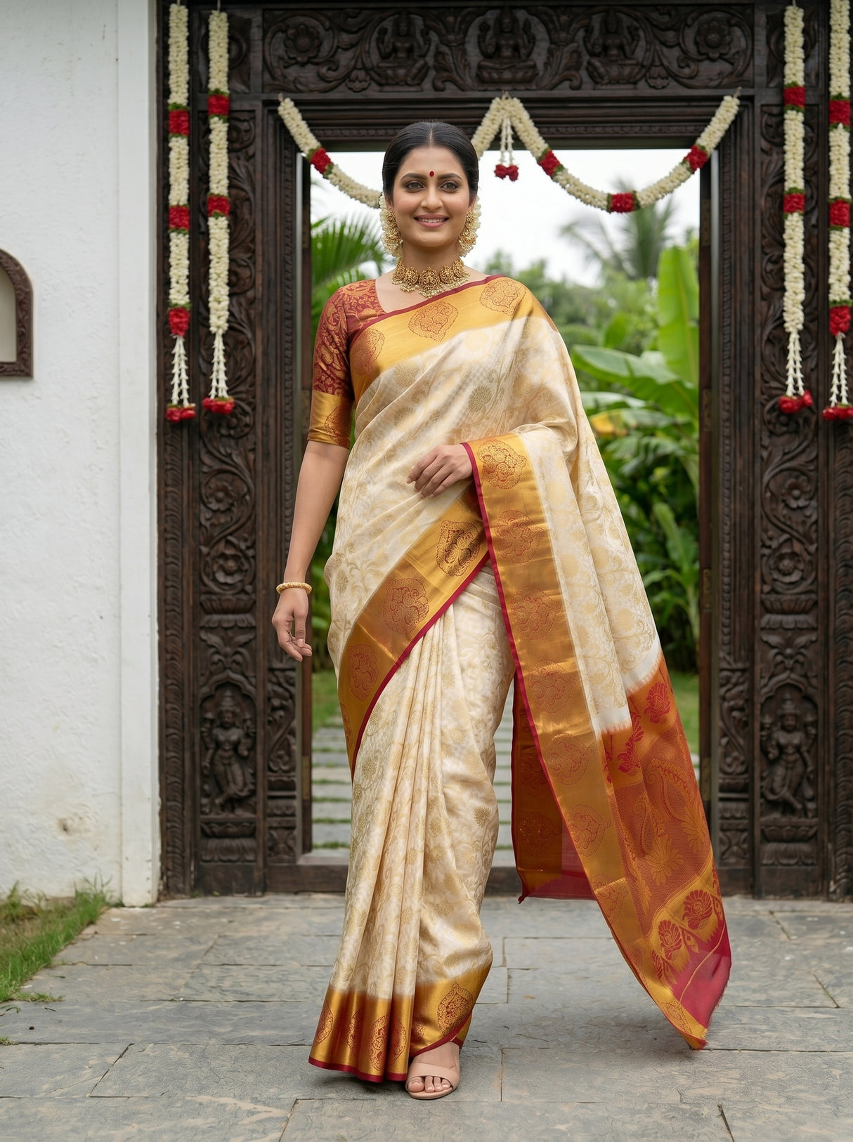 MIMOSA Saree Saree — pose 6 styling detail