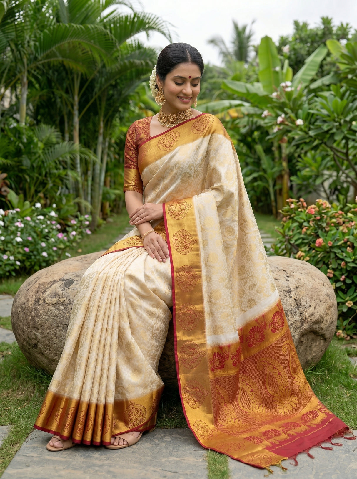 MIMOSA Saree Saree — pose 8 styling detail