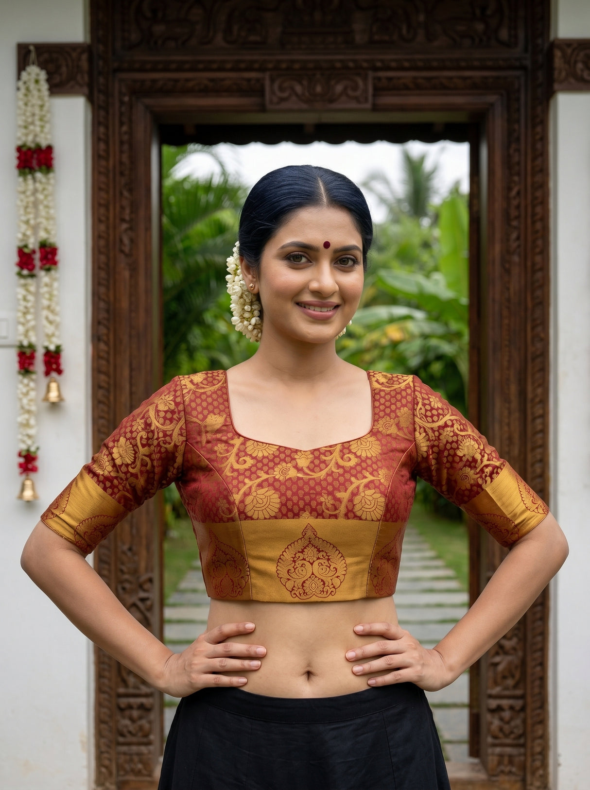 MIMOSA Saree Saree — blouse close-up