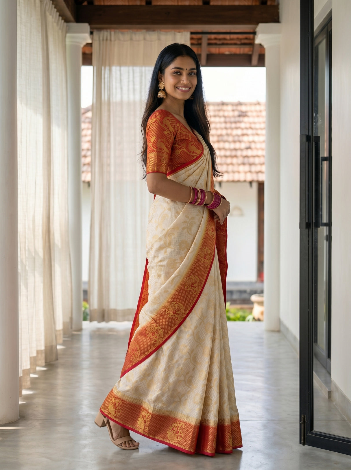 MIMOSA Saree Saree — pose 5 styling detail
