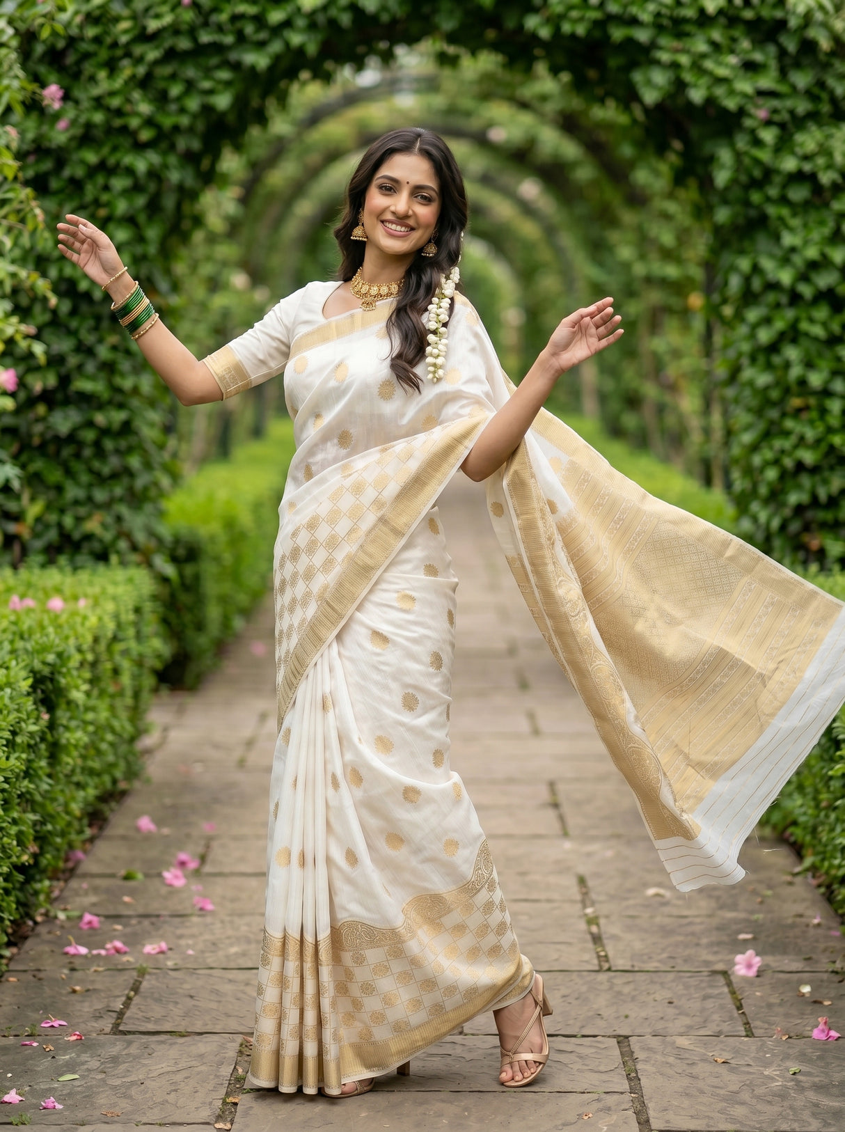 MIMOSA Saree Saree — pose 5 styling detail