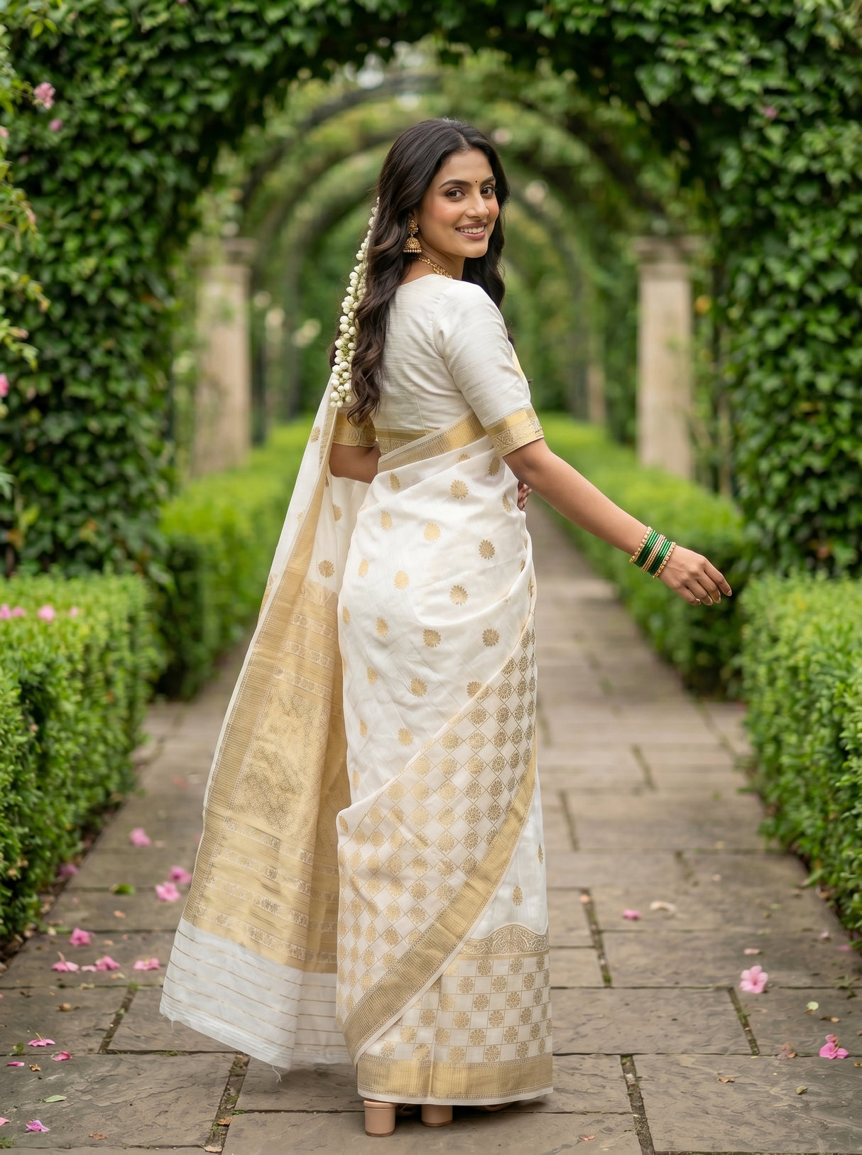 MIMOSA Saree Saree — pose 7 styling detail