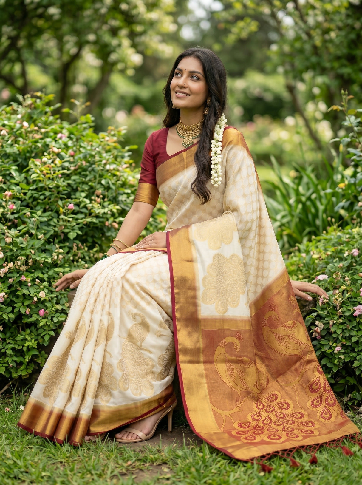 MIMOSA Saree Saree — pose 8 styling detail