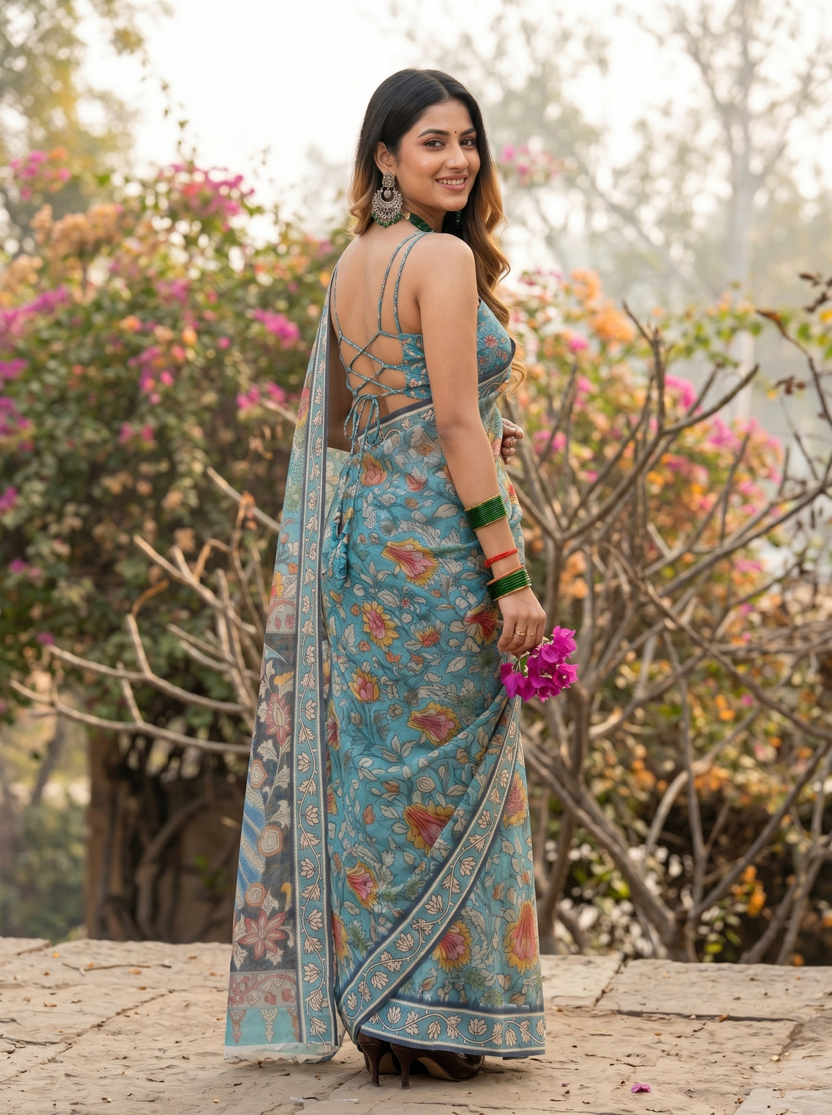 MIMOSA Saree Saree — pose 7 styling detail