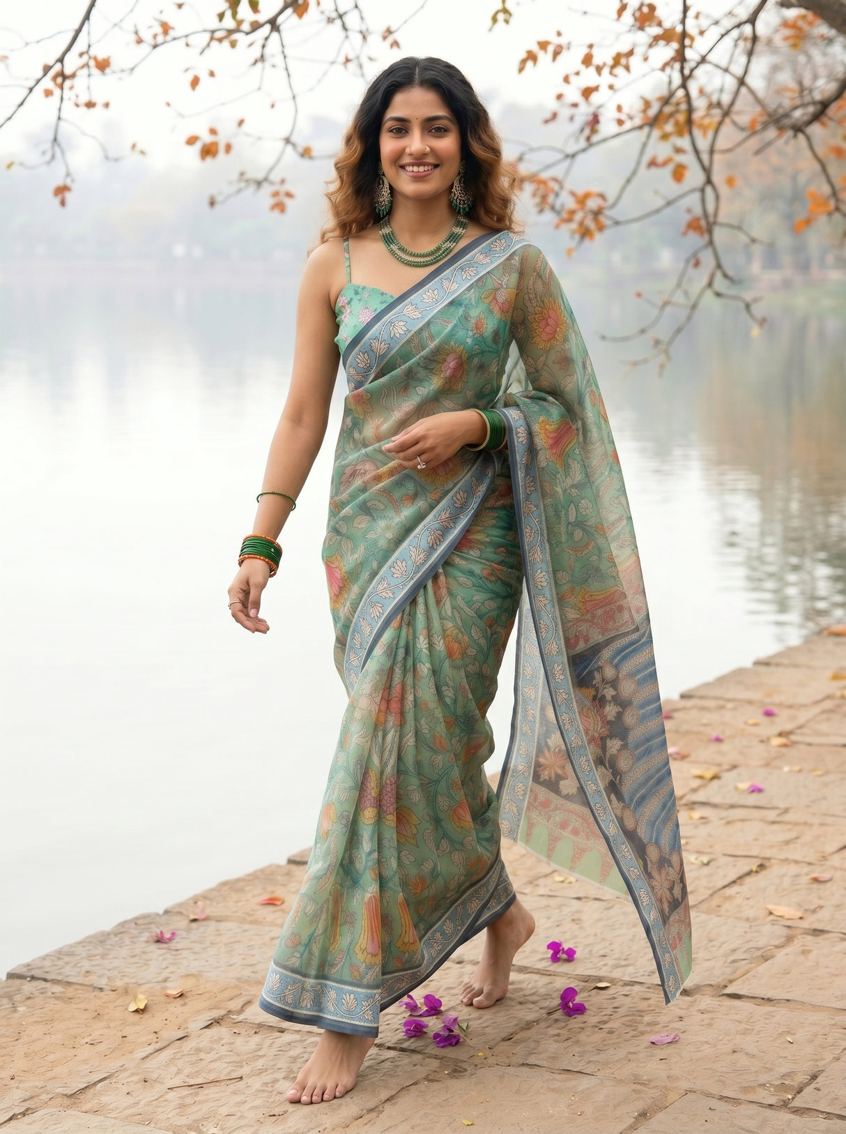 MIMOSA Saree Saree — pose 6 styling detail