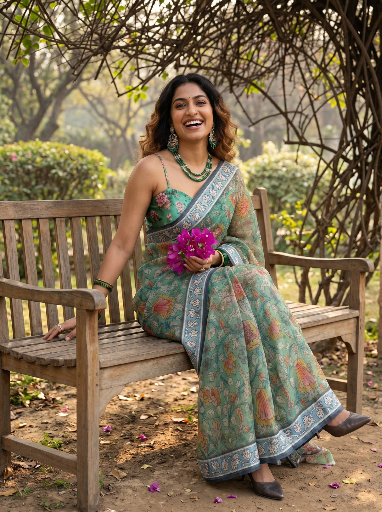 MIMOSA Saree Saree — pose 8 styling detail