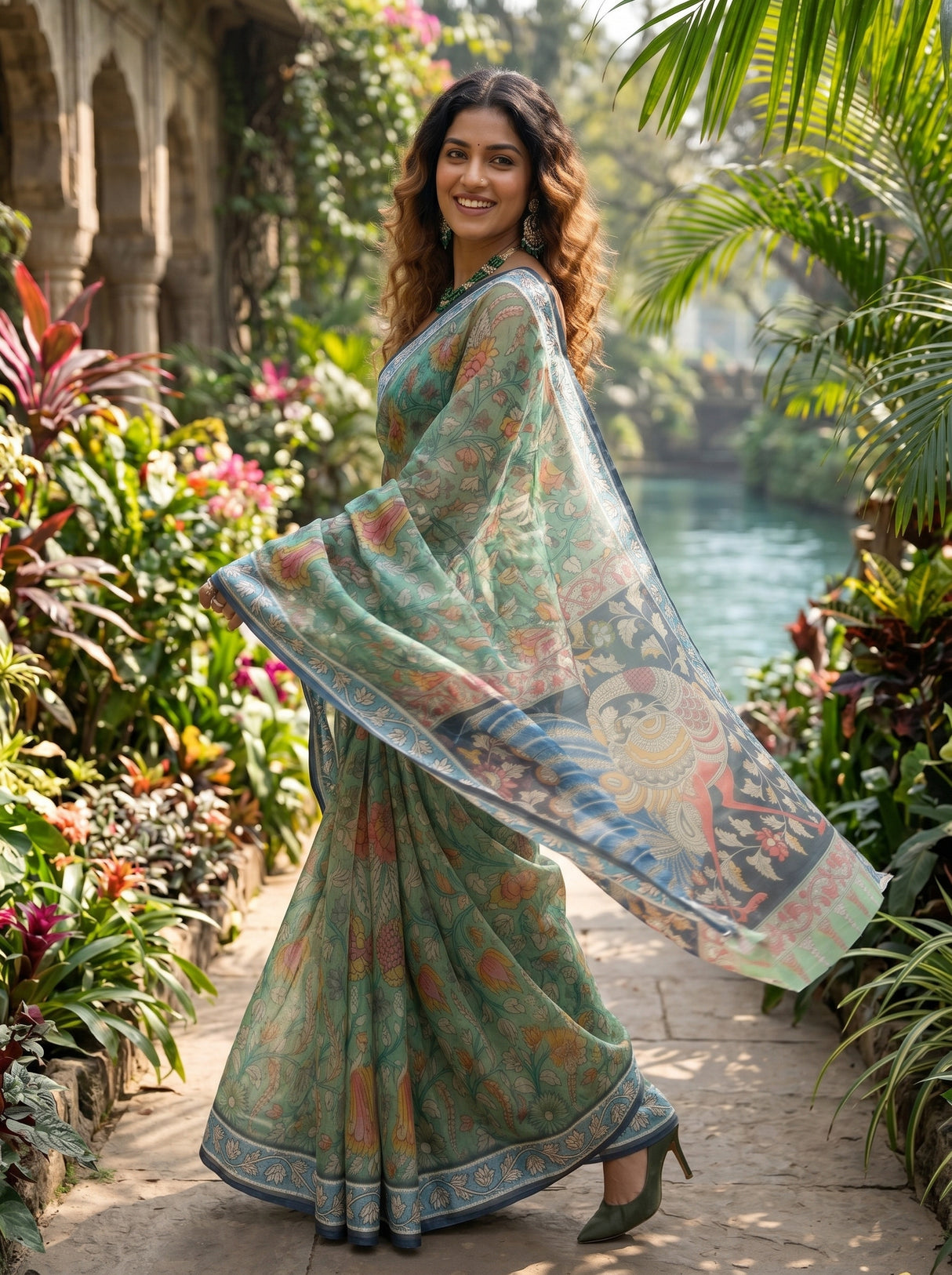 MIMOSA Saree Saree — pose 9 styling detail