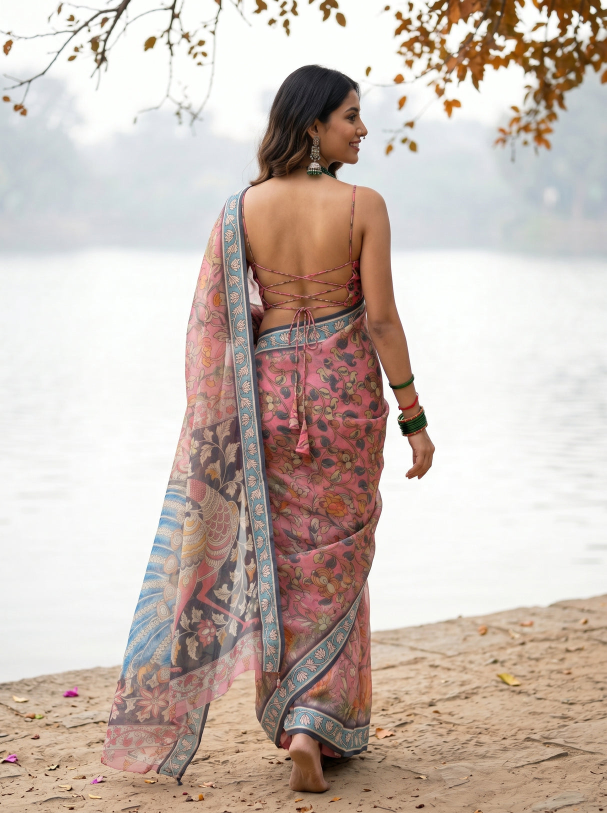 MIMOSA Saree Saree — pose 2 styling detail