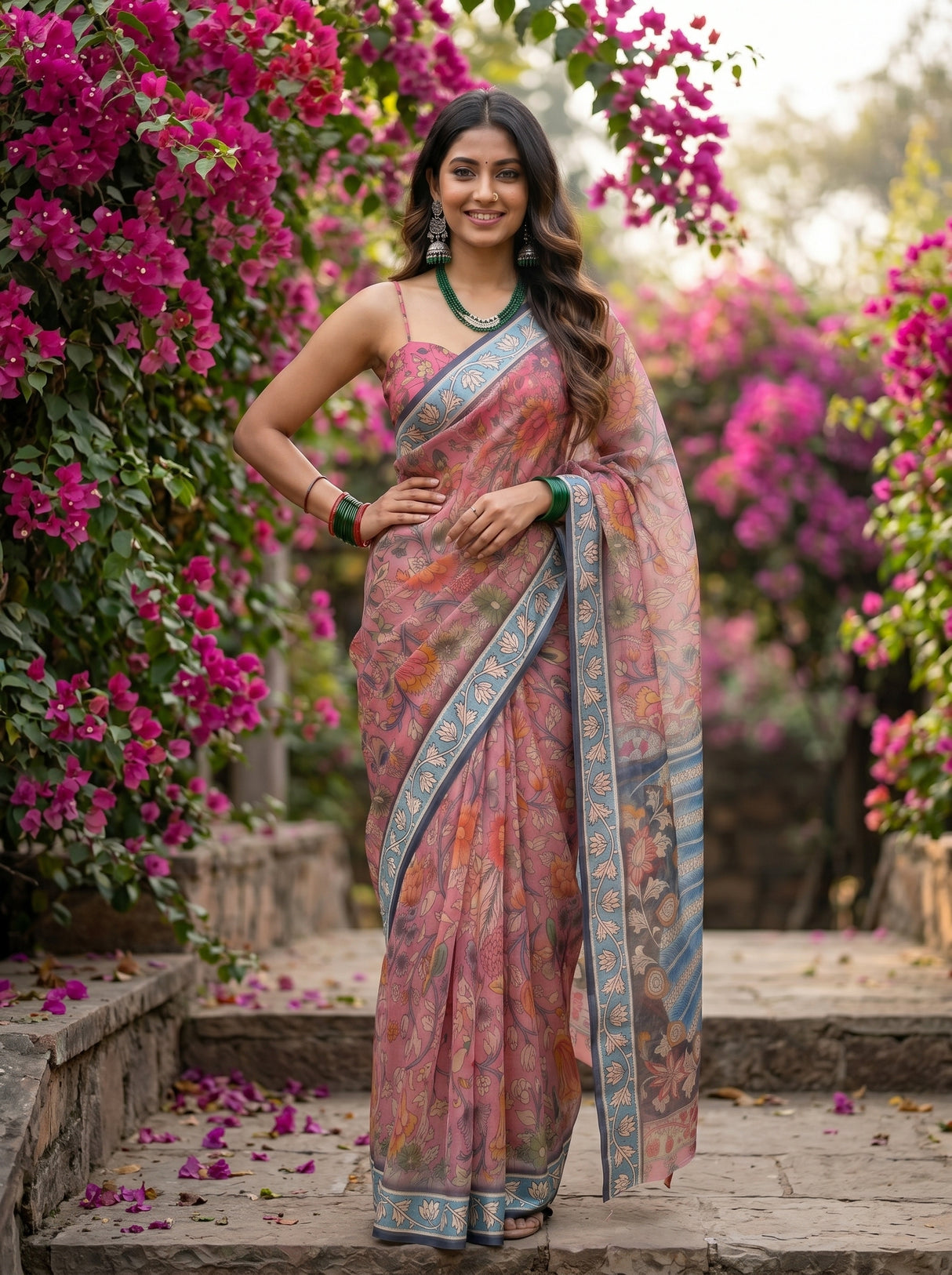 MIMOSA Saree Saree — pose 4 styling detail