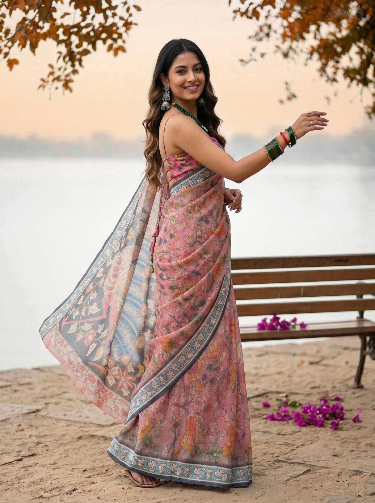MIMOSA Saree Saree — pose 9 styling detail