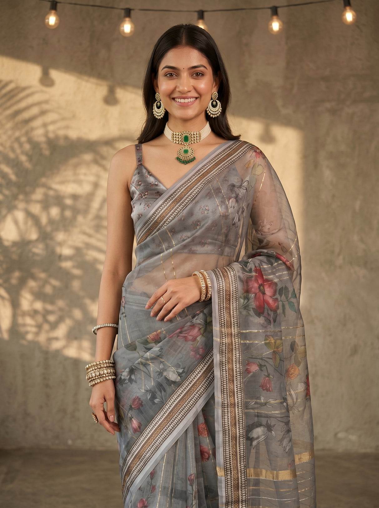 MIMOSA Saree Saree — pose 10 styling detail
