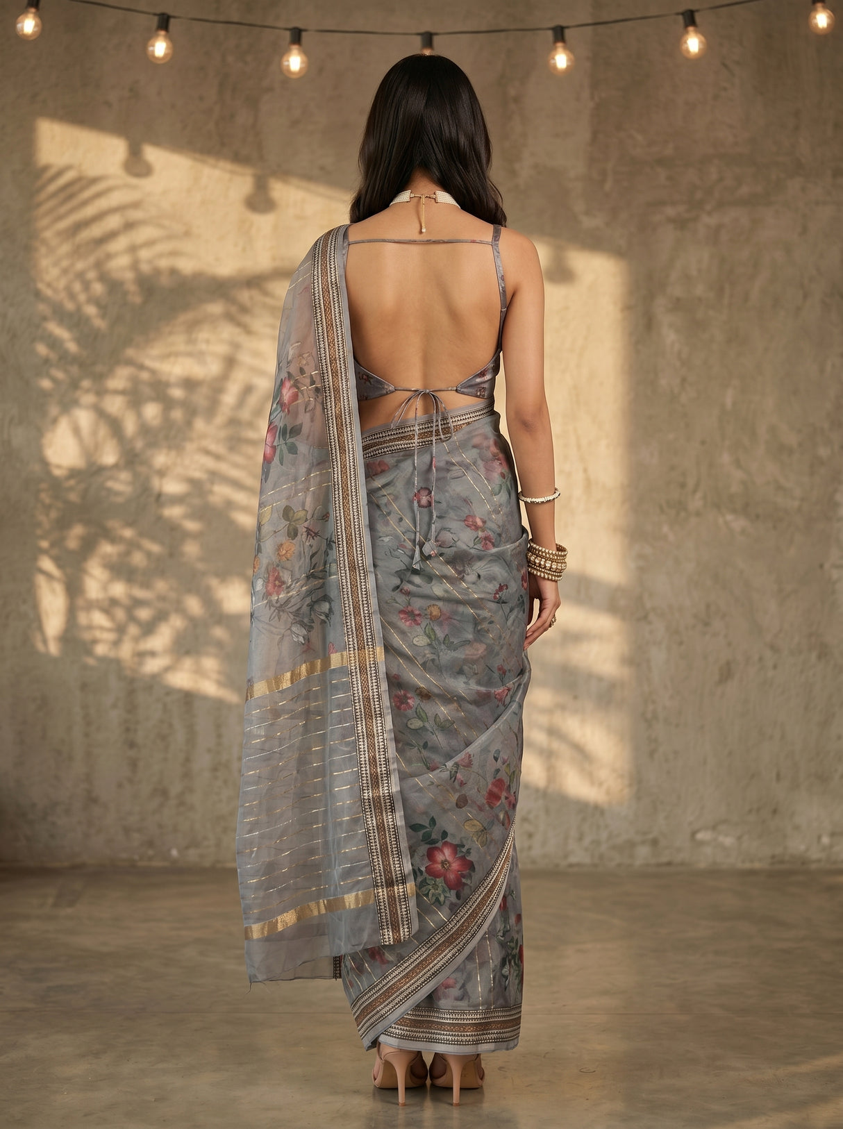 MIMOSA Saree Saree — pose 2 styling detail