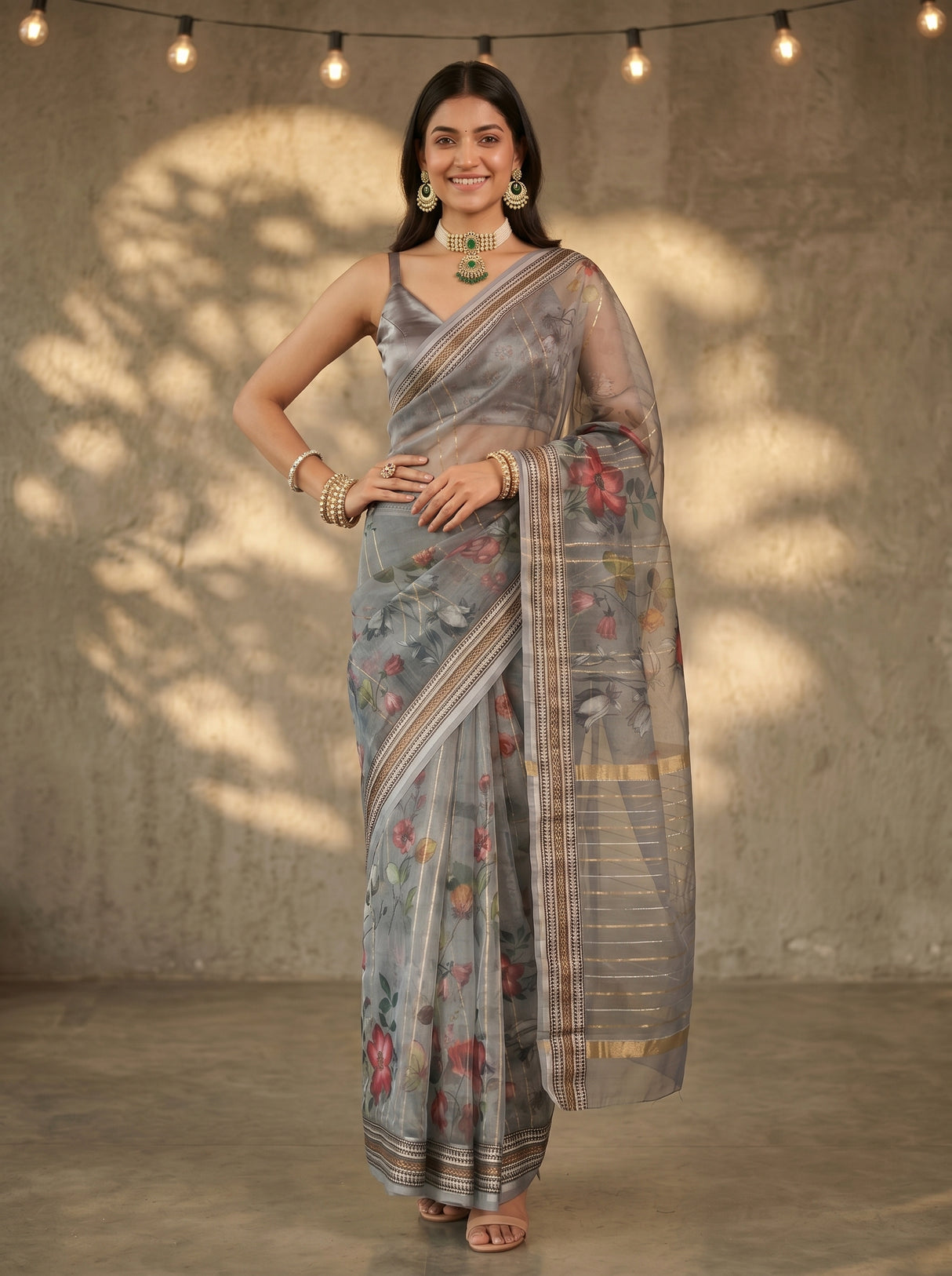 MIMOSA Saree Saree — pose 4 styling detail