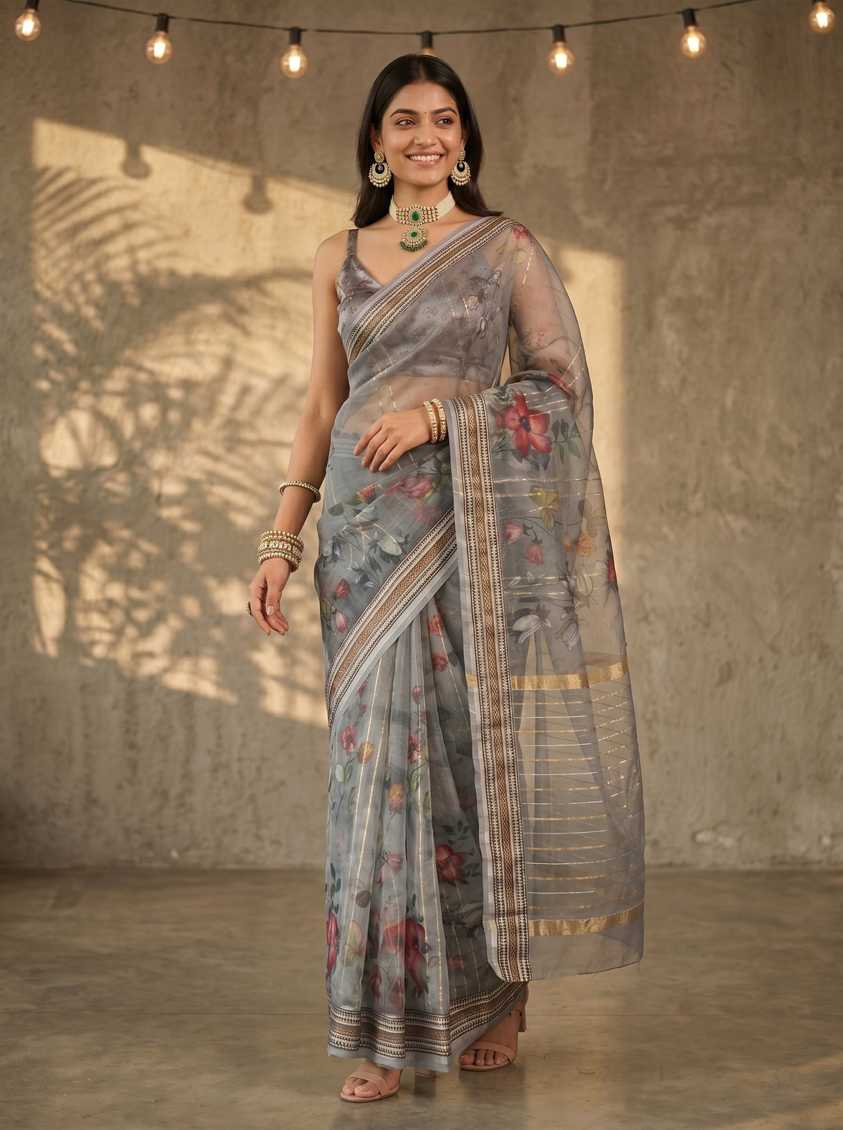 MIMOSA Saree Saree — pose 9 styling detail