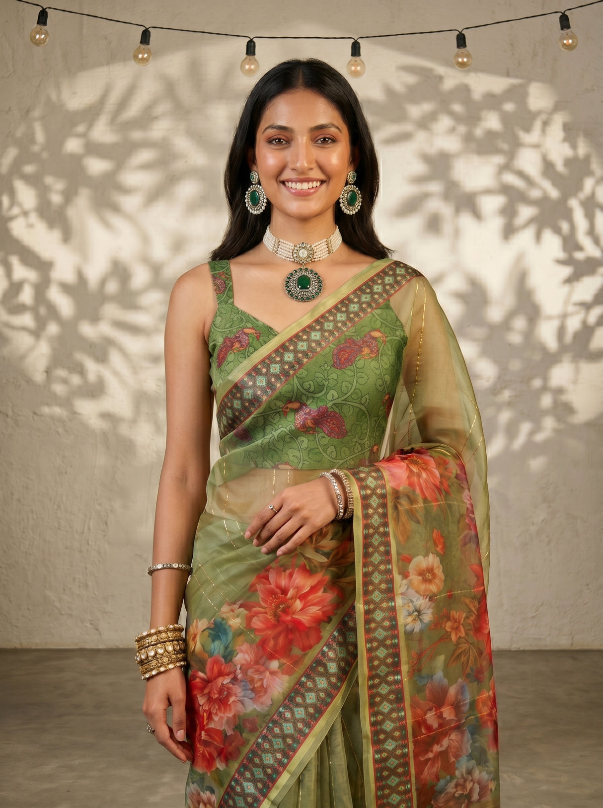 MIMOSA Saree Saree — pose 10 styling detail