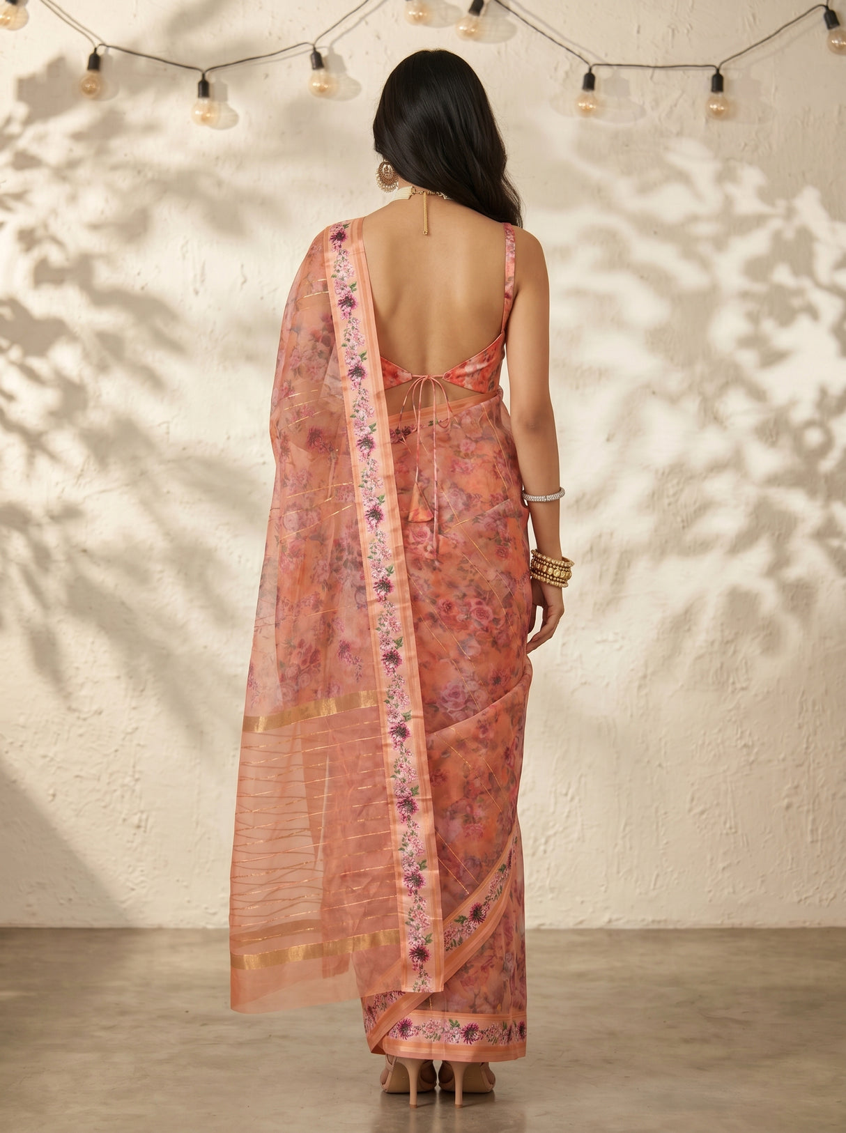 MIMOSA Saree Saree — pose 2 styling detail