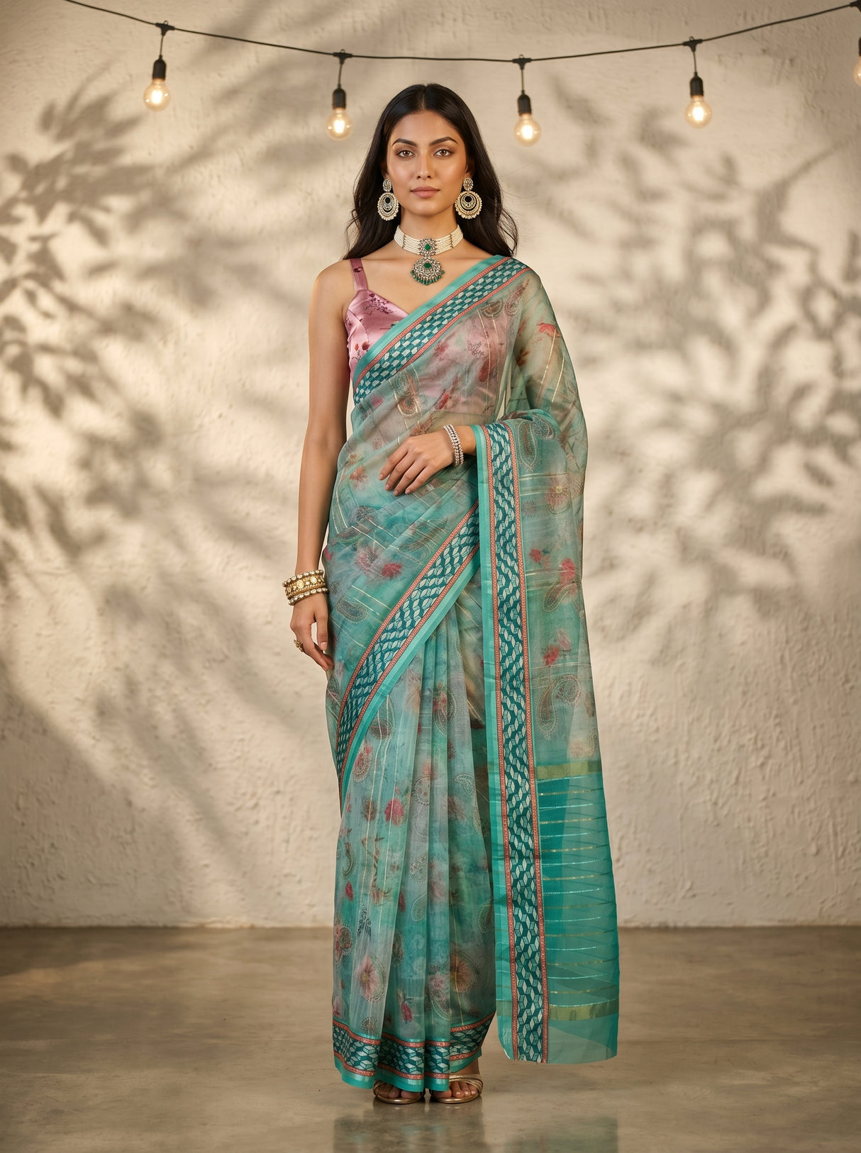 MIMOSA Saree Saree — front view on mannequin