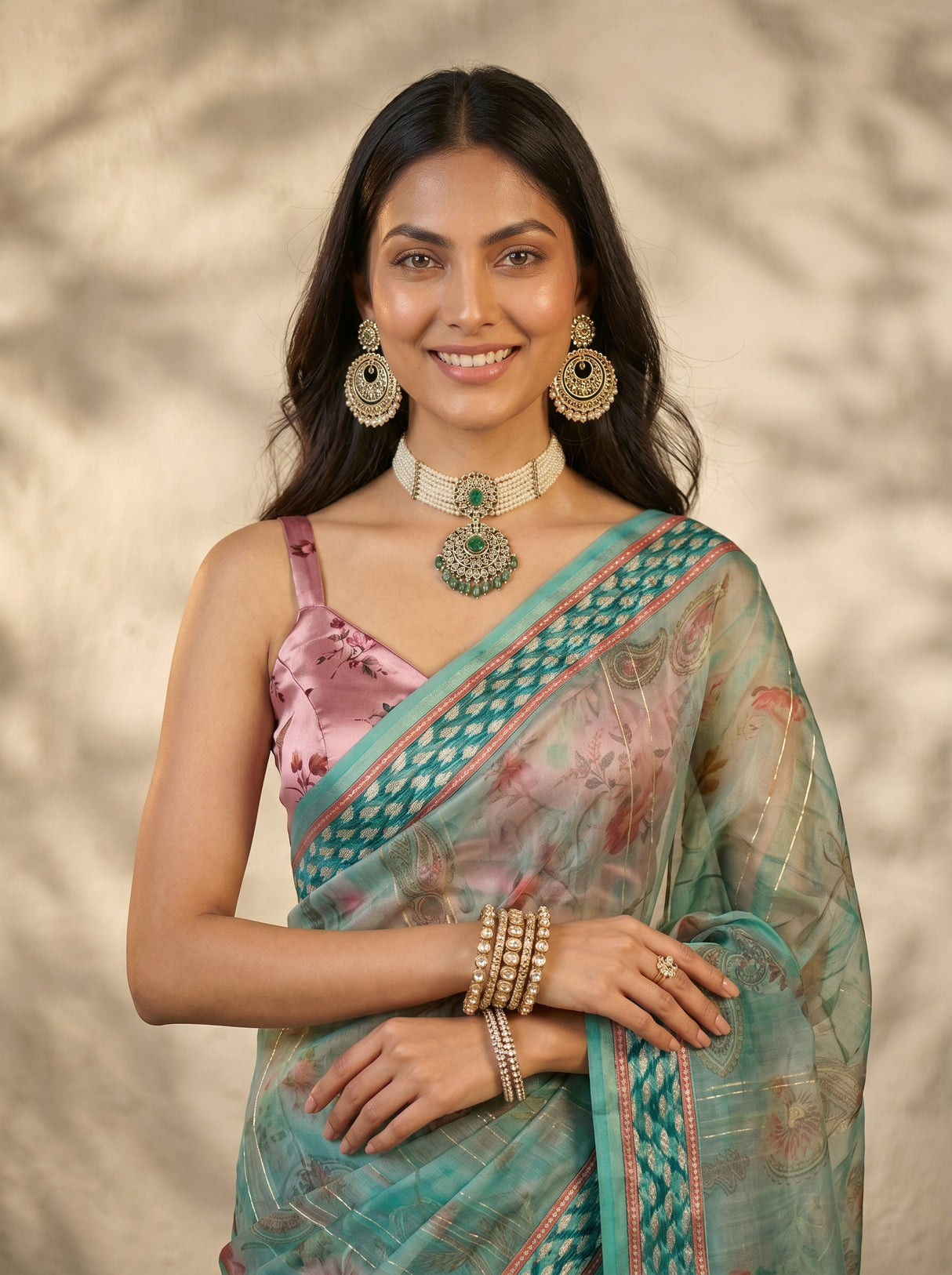 MIMOSA Saree Saree — pose 10 styling detail