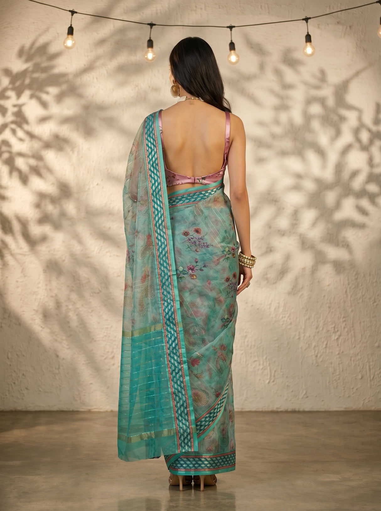 MIMOSA Saree Saree — pose 2 styling detail