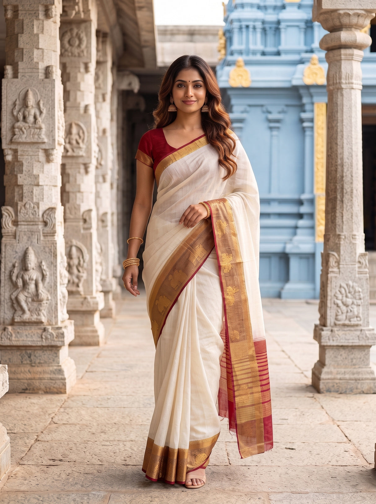 MIMOSA Saree Saree — pose 6 styling detail