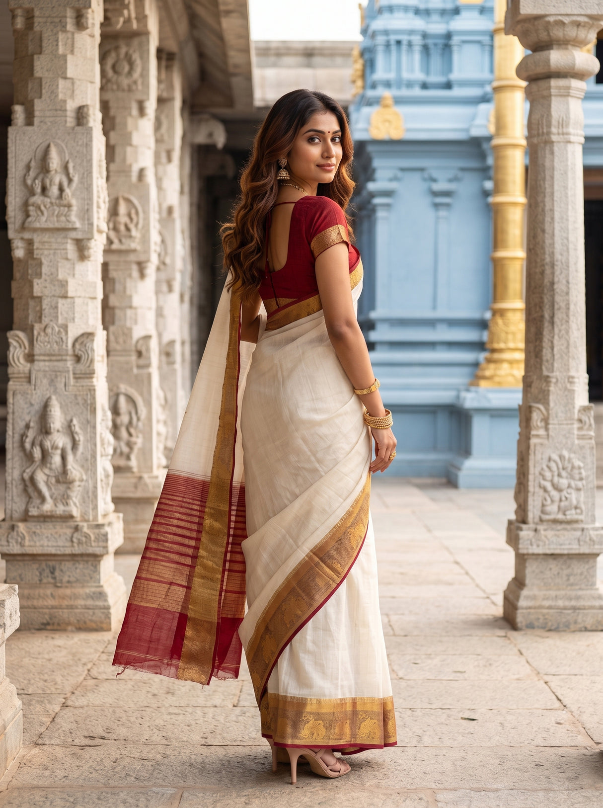 MIMOSA Saree Saree — pose 7 styling detail