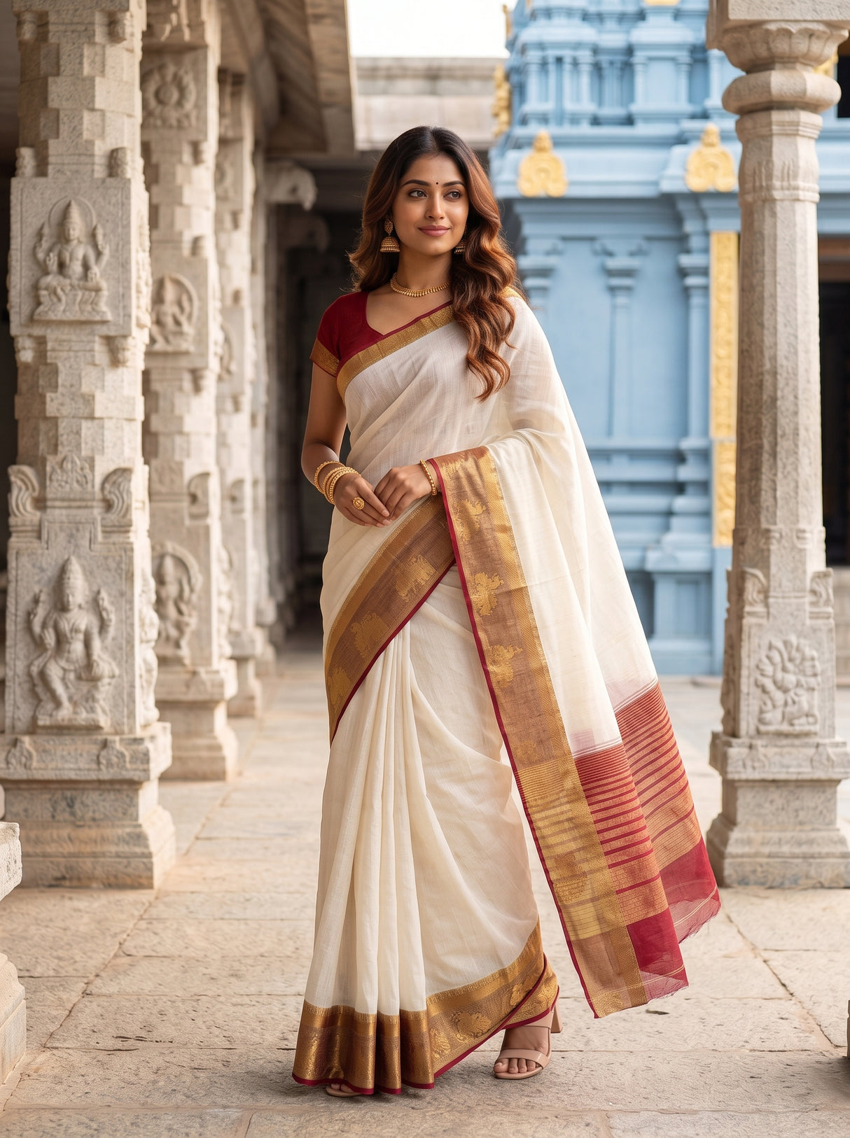 MIMOSA Saree Saree — pose 9 styling detail