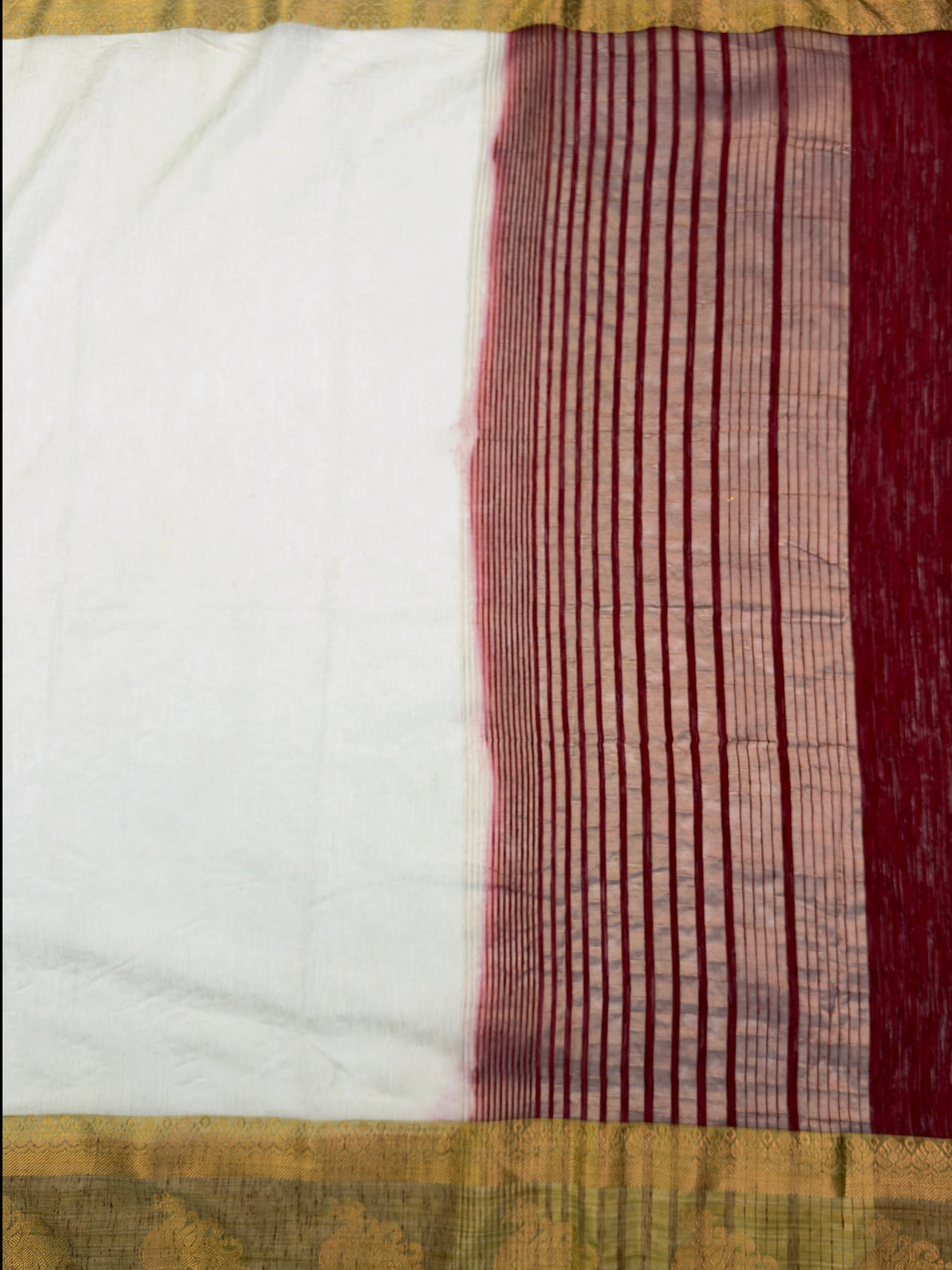 MIMOSA Saree Saree — pallu and zari work detail