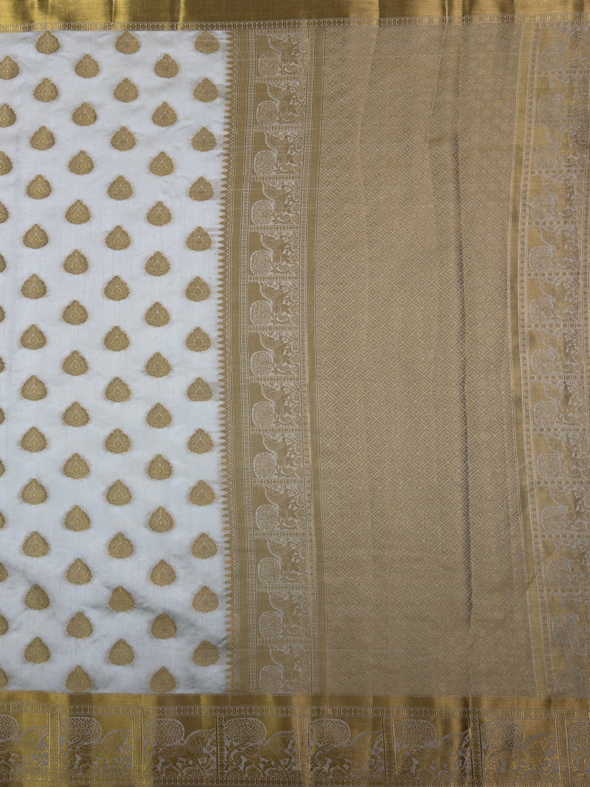 MIMOSA Saree Saree — pallu and zari work detail
