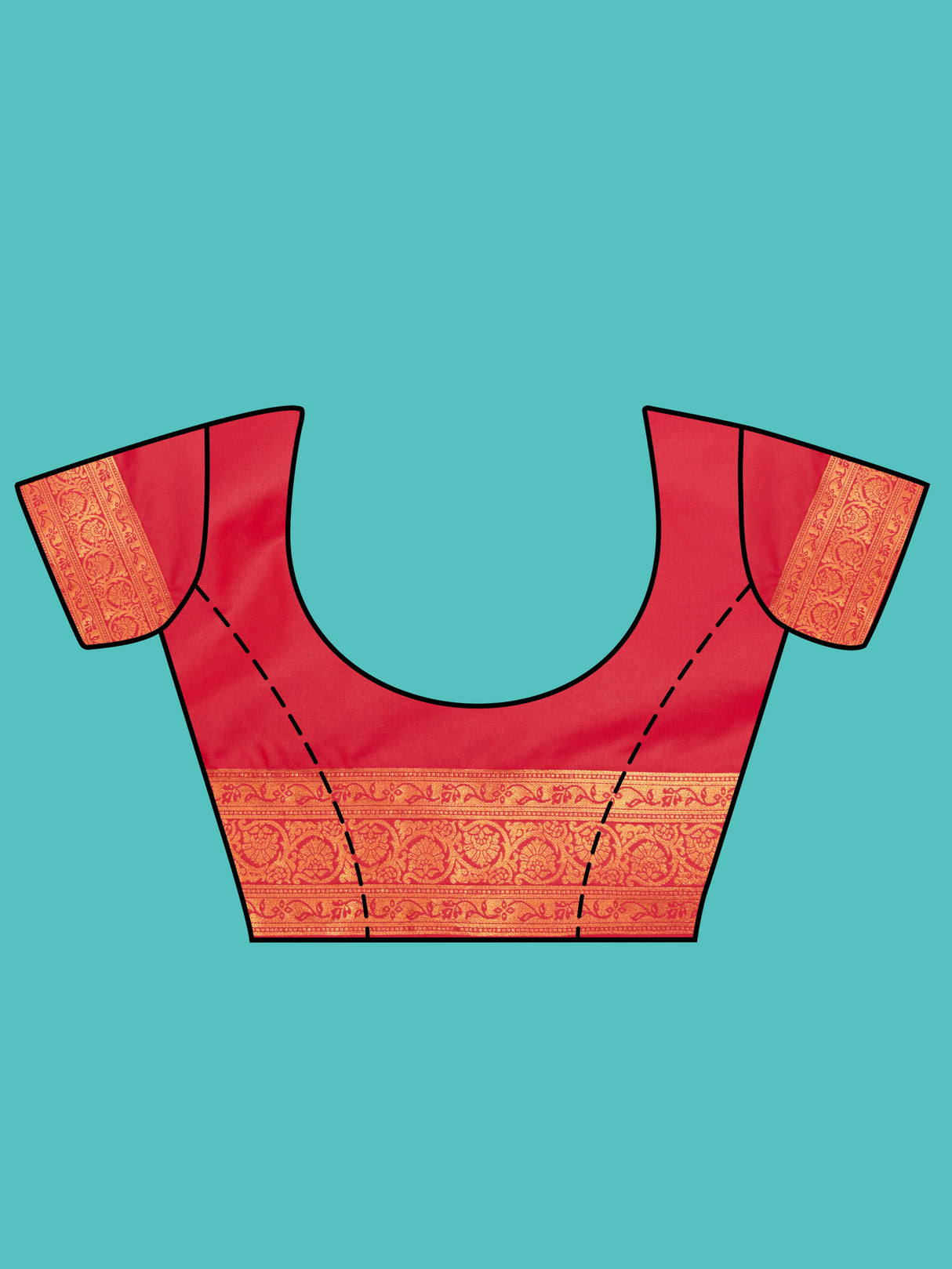 Mimosa Women's Woven Design Kanjivaram Style Art Silk Saree With Blouse Piece : SA00001384GJFREE