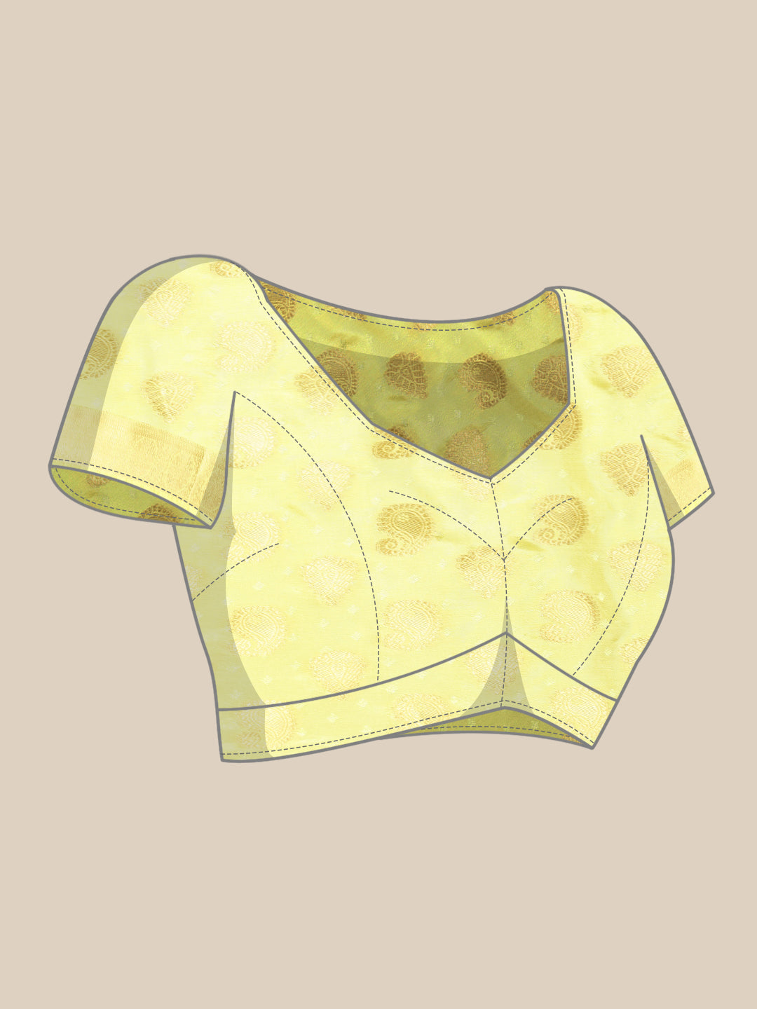 Mimosa Womens Art Silk Saree Kanjivaram Pista Color