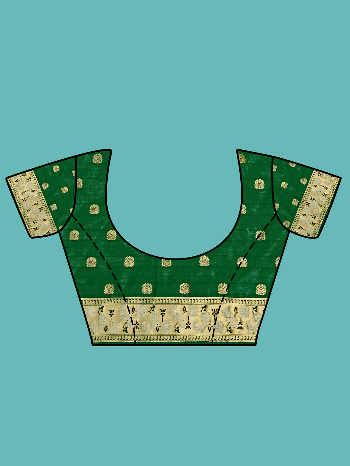 Mimosa Women's Woven Design Kanjivaram Art Silk Saree With Blouse Piece : SA00001246BGFREE