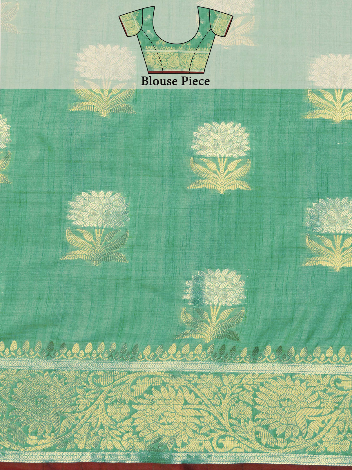 Mimosa Women's Woven Design Chhattisgarh Art Silk Saree With Blouse Piece : SA0000863RM