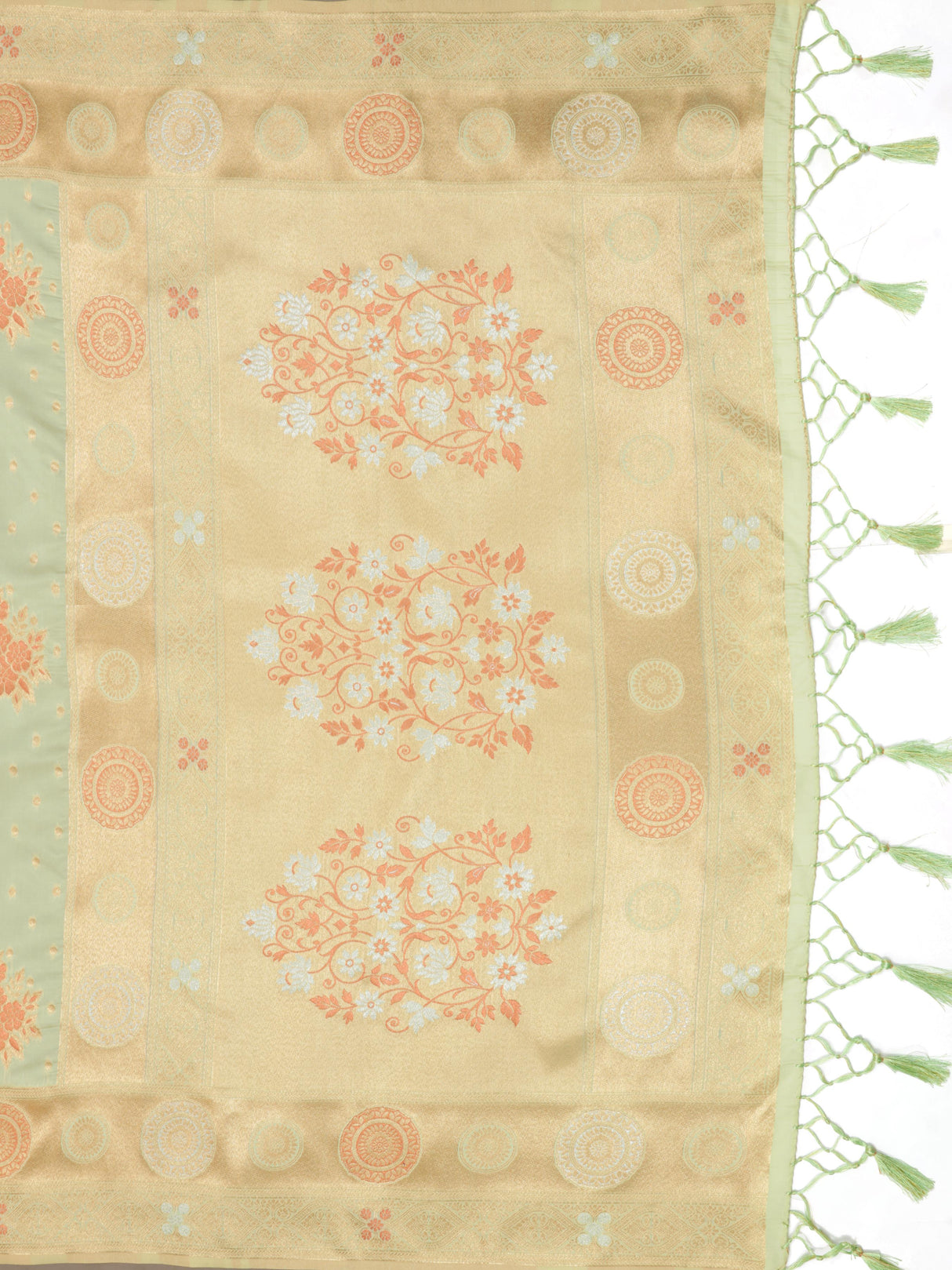 Mimosa Women's Woven Design Kanjivaram Art Silk Saree With Blouse Piece : SA0000904PS