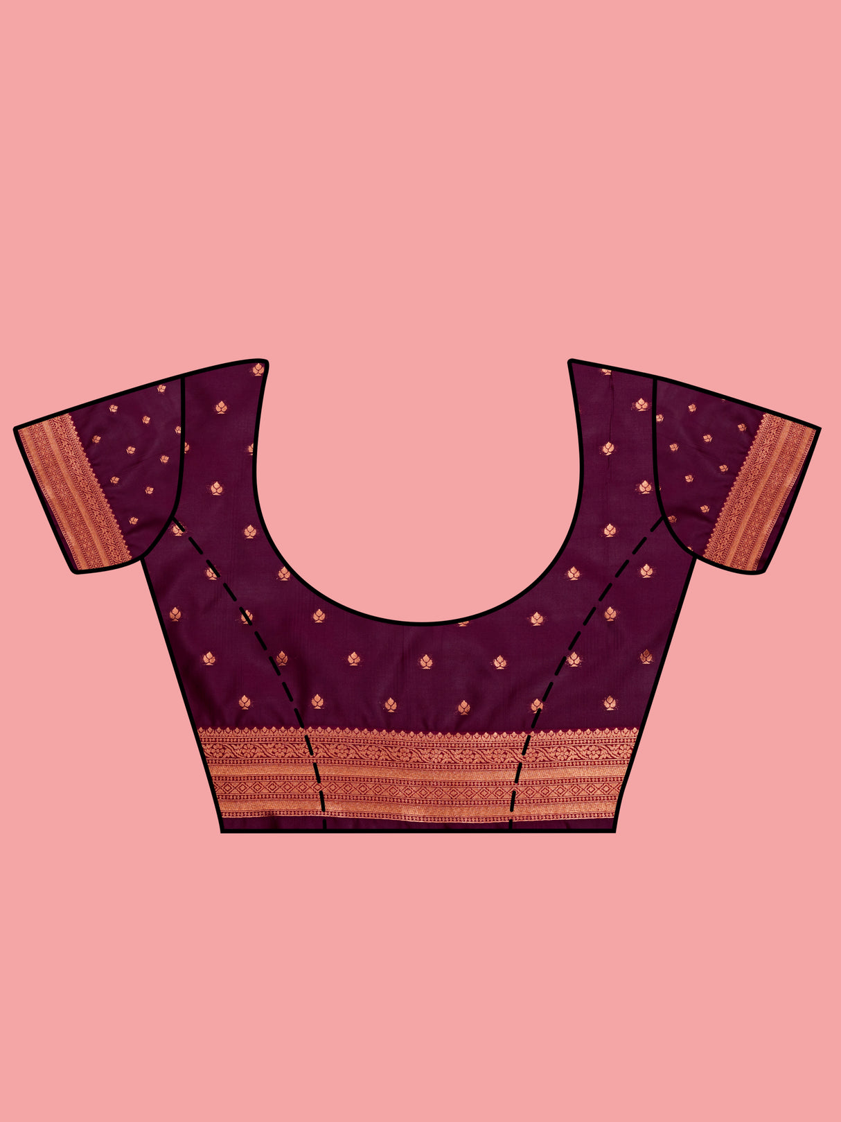 Mimosa Women's Woven Design Kanjivaram Style Art Silk Saree With Blouse Piece : SA00001252OLFREE