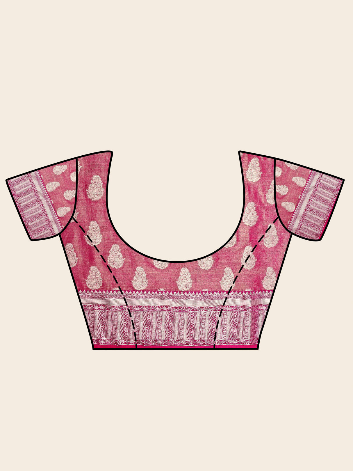 Mimosa Womens Art Silk Saree Kanjivaram Royal Blue Color