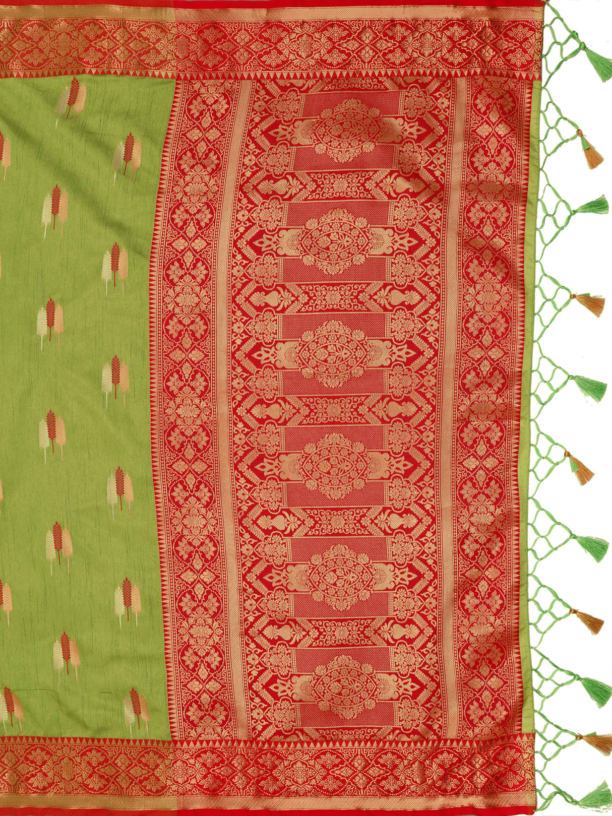 Mimosa Women's Woven Design Bishnupur Art Silk Saree With Blouse Piece : SA0000867LR