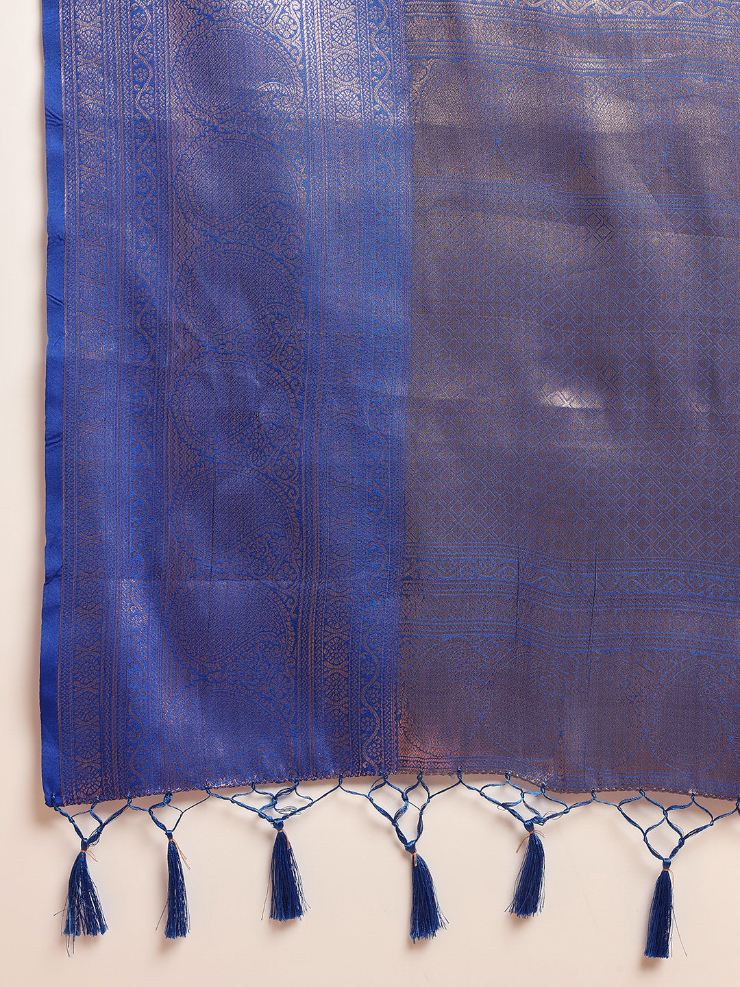 Mimosa Women's Woven Design Kanjivaram Art Silk Saree With Blouse Piece : SA00001118MSFREE