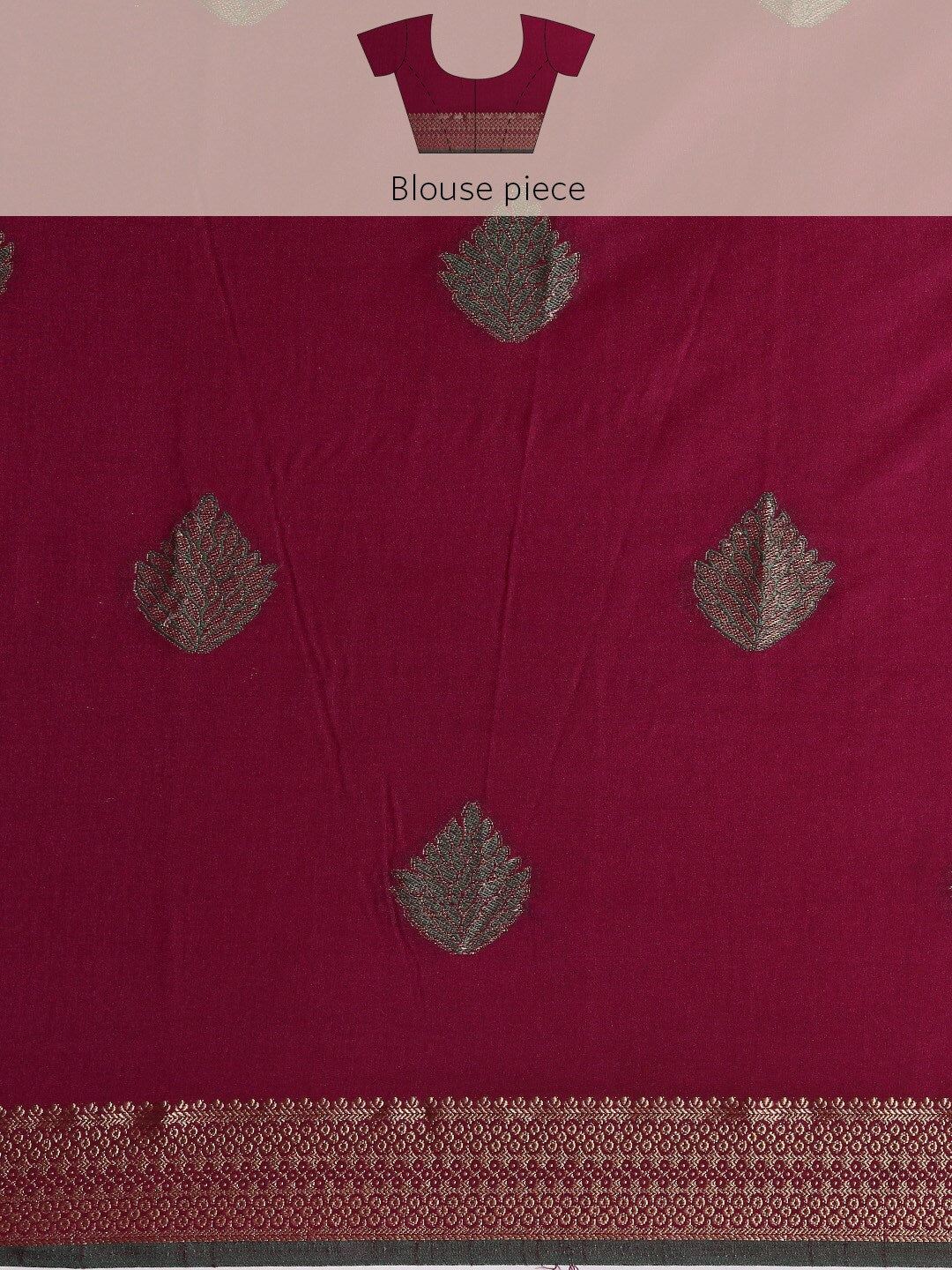 Mimosa Womens Art Silk Saree Kanjivaram Halfwhite Color