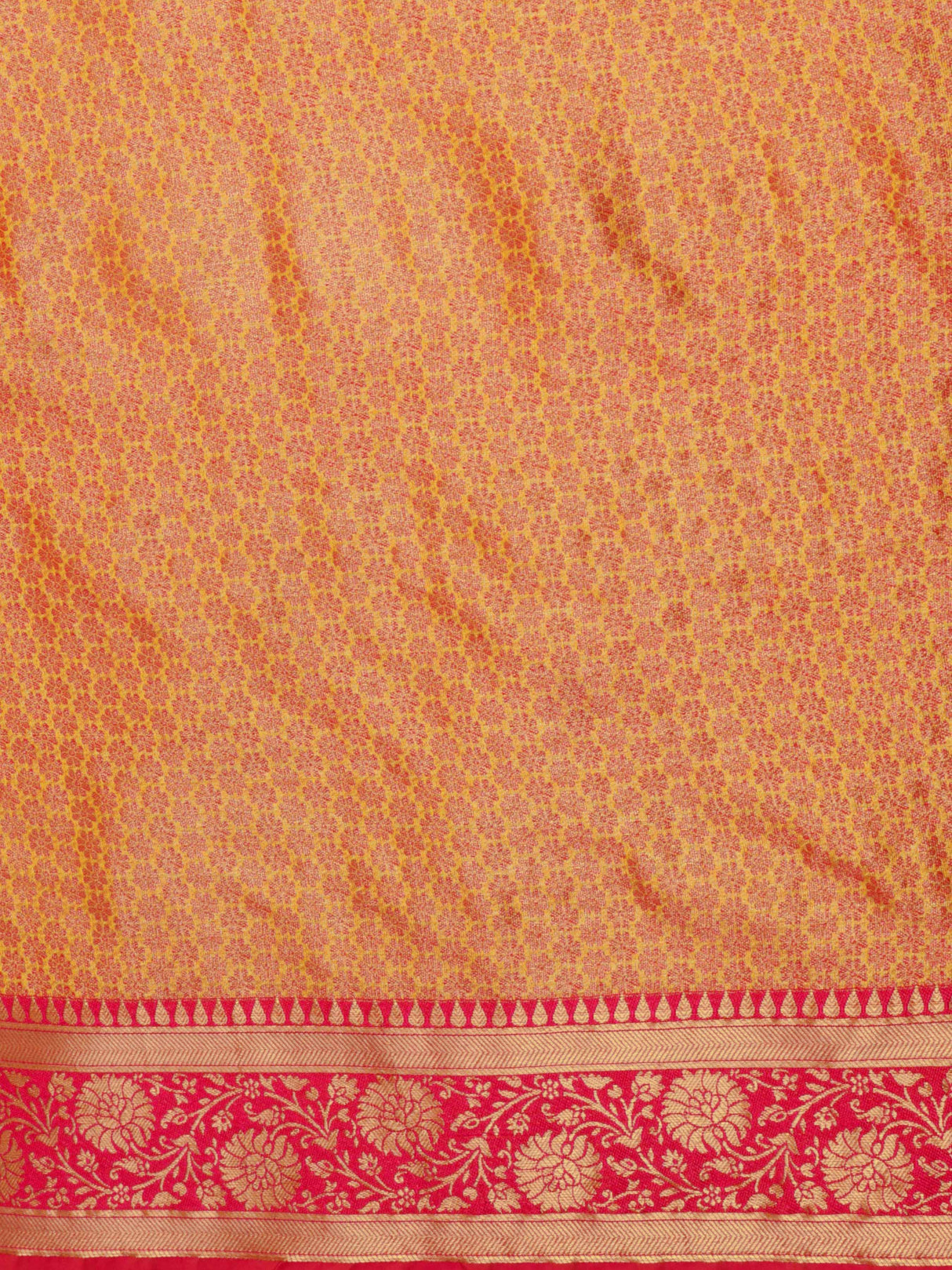 Mimosa Women's Woven Design Kanjivaram Art Silk Saree With Blouse Piece : SA0000943GD