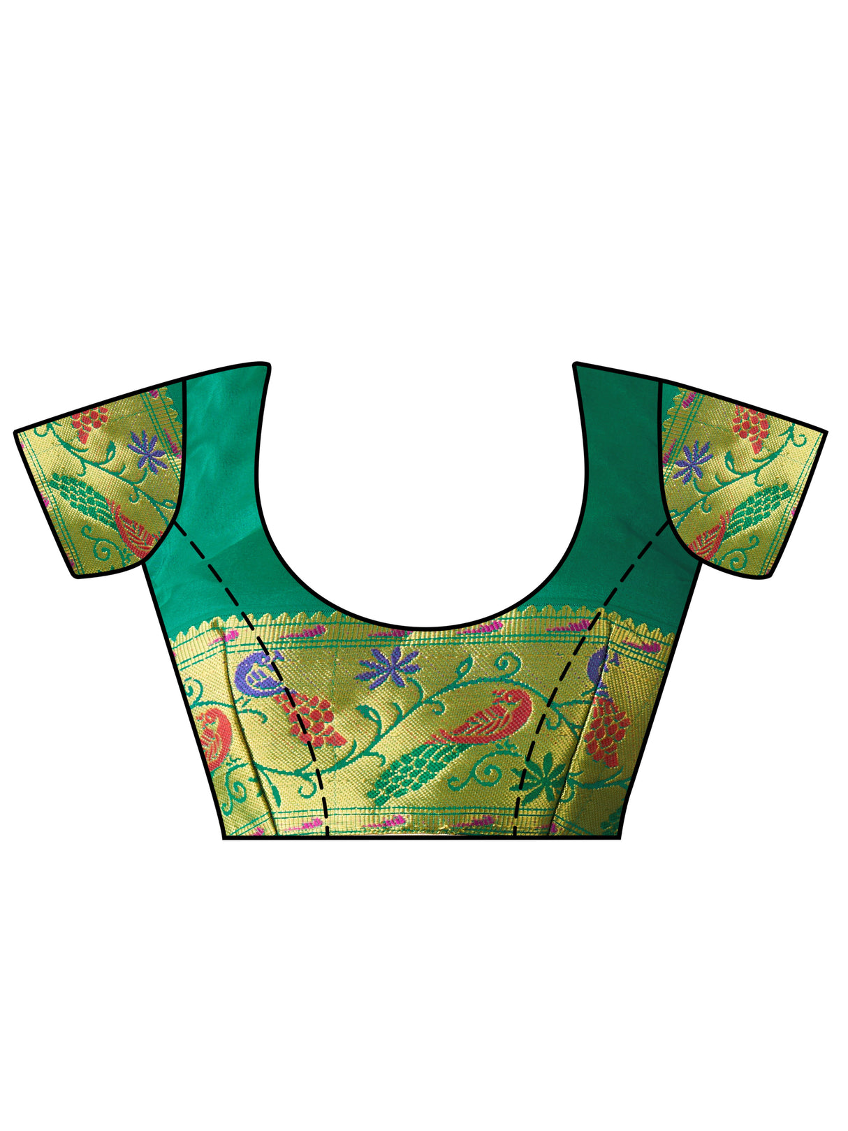 Mimosa Womens Art Silk Saree Kanjivaram Mejanta Color